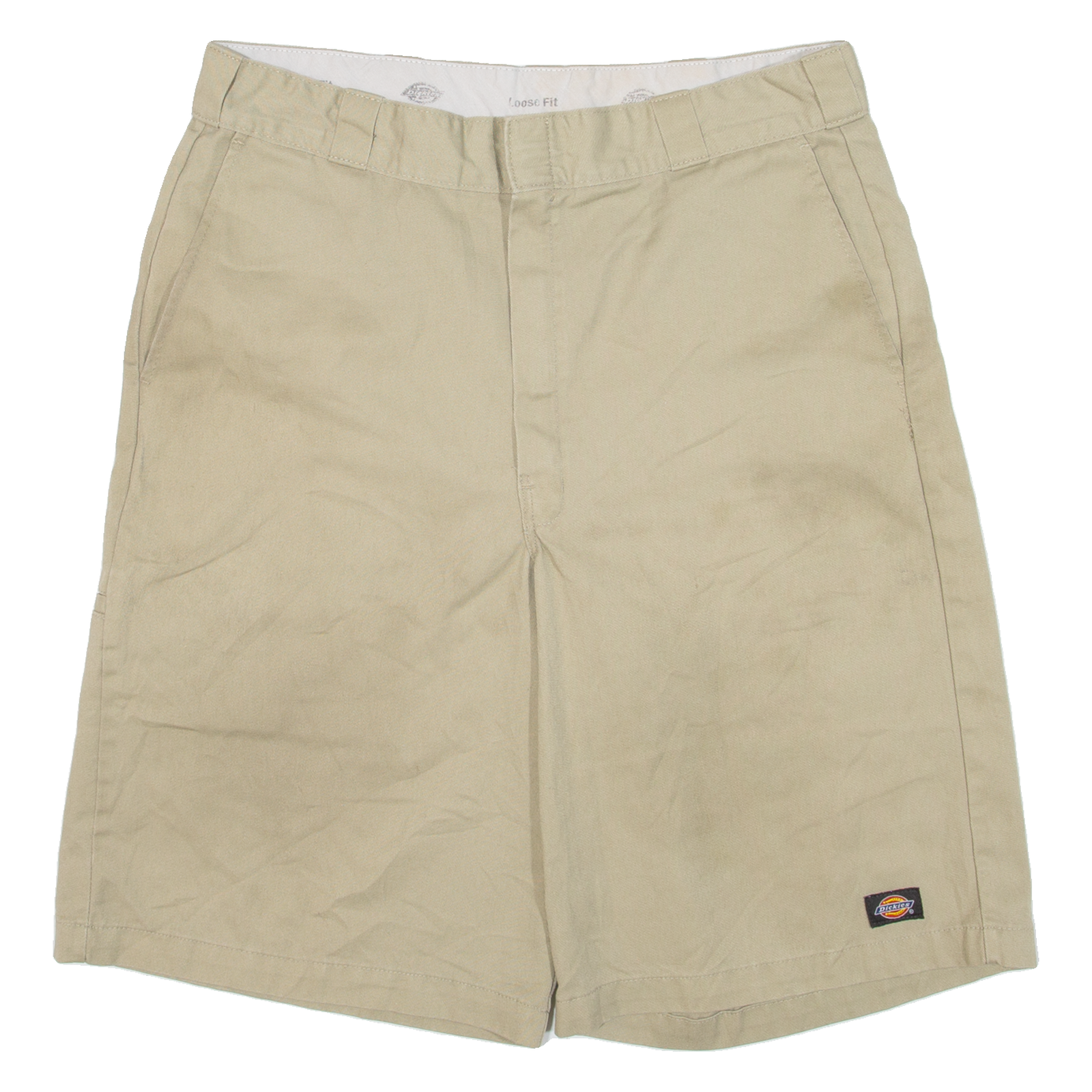 DICKIES Mens Workwear Shorts Brown Loose L W36 Refurbished - N/A refurbished available on Cerqular