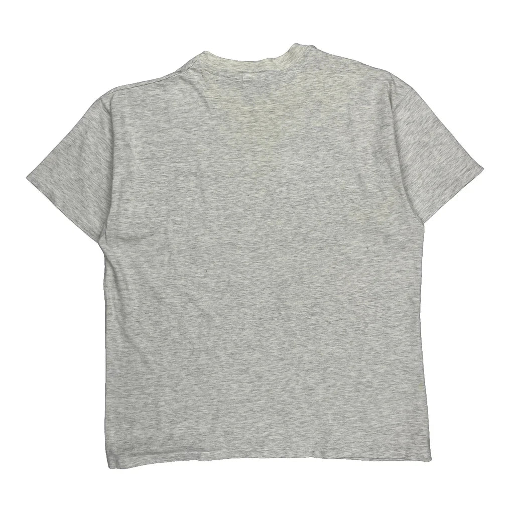 Atlanta 1996 Olympic Games Hanes Single Stitch T-Shirt - XL Grey Cotton Refurbished - Thrifted (note: this is a term often used to describe second- refurbished available on Cerqular