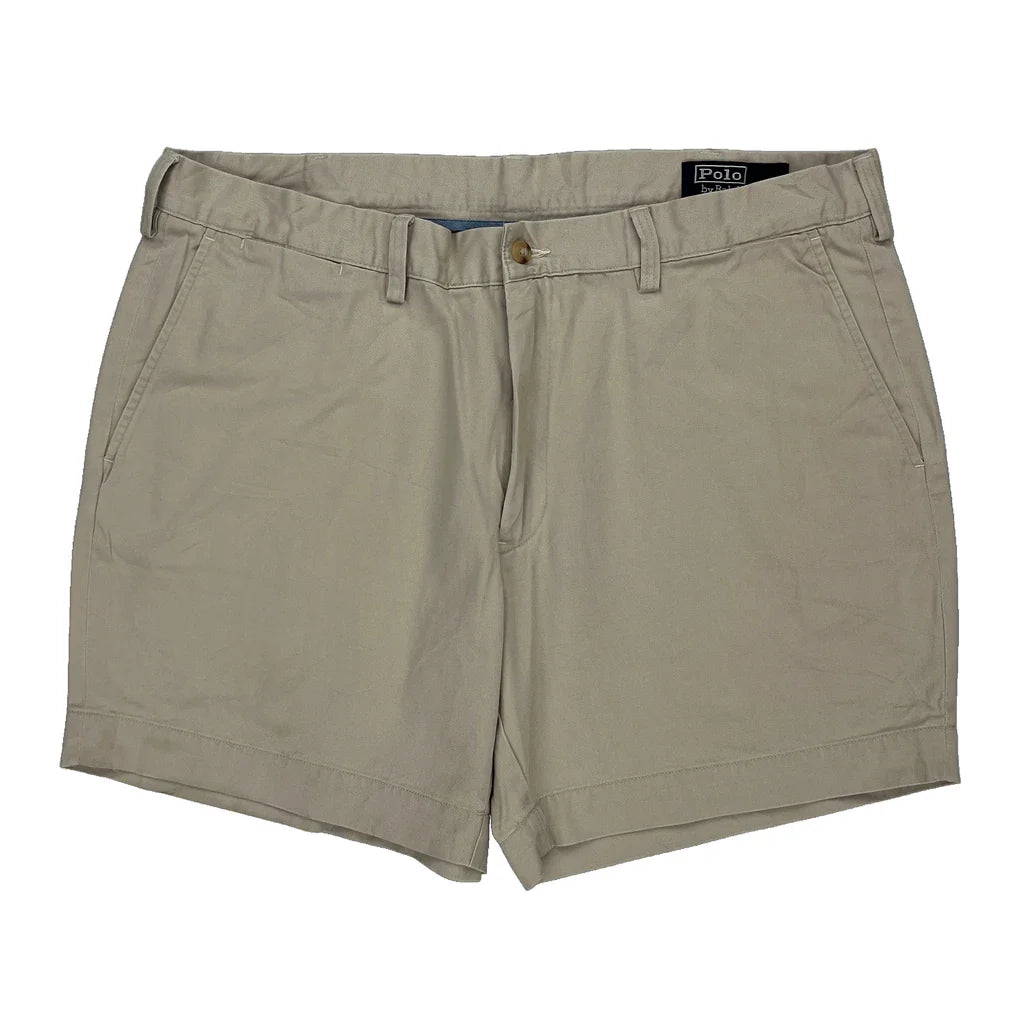 Polo By Ralph Lauren Chino Shorts - 36W UK 18 Beige Cotton Refurbished - Thrifted (note: this is a term often used to describe second- refurbished available on Cerqular