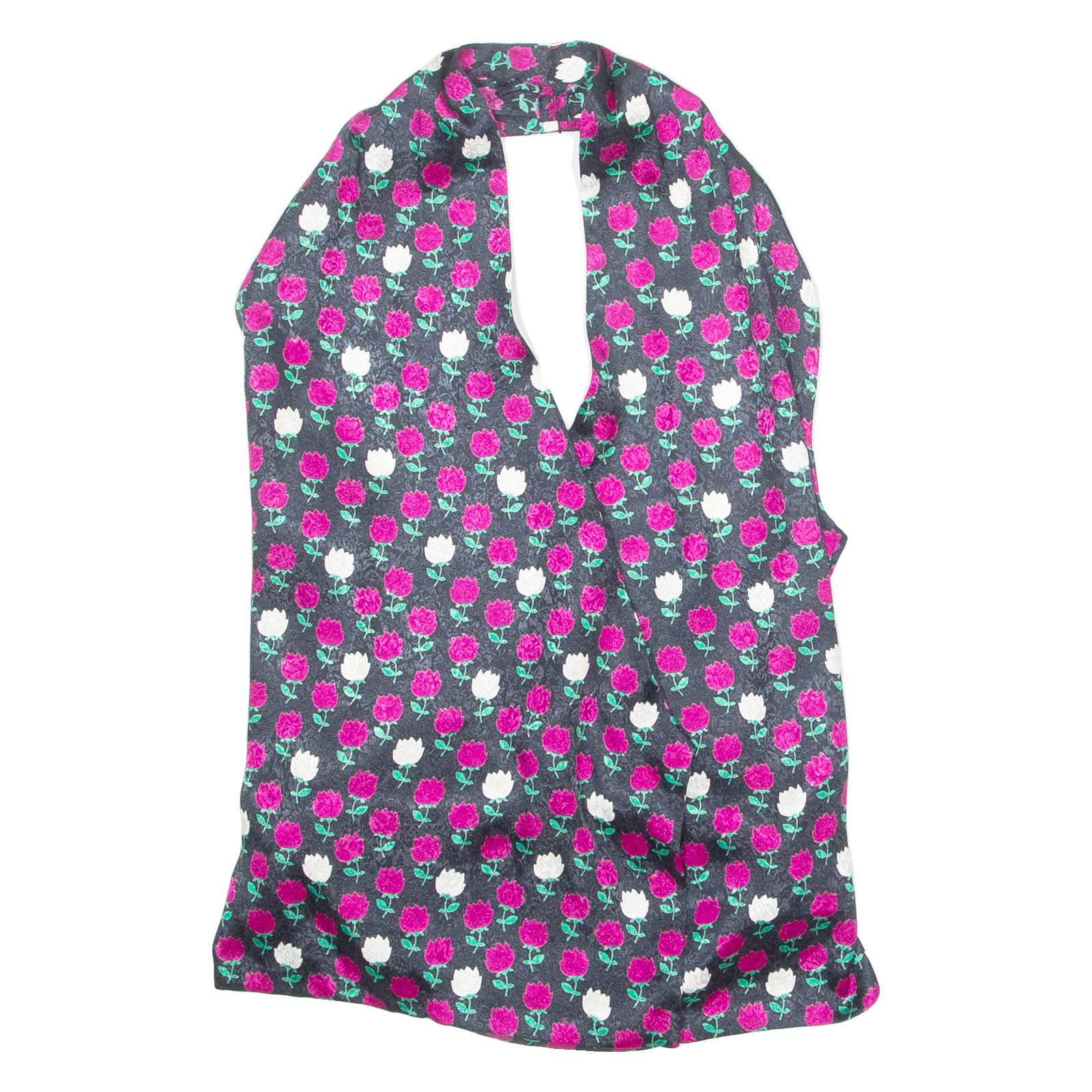 Buy Womens Halter Neck Vest Blue Sleeveless Floral S Refurbished - $16.89 Womens Halter Neck Vest Blue Sleeveless Floral S Refurbished - N/A refurbished available on Cerqular