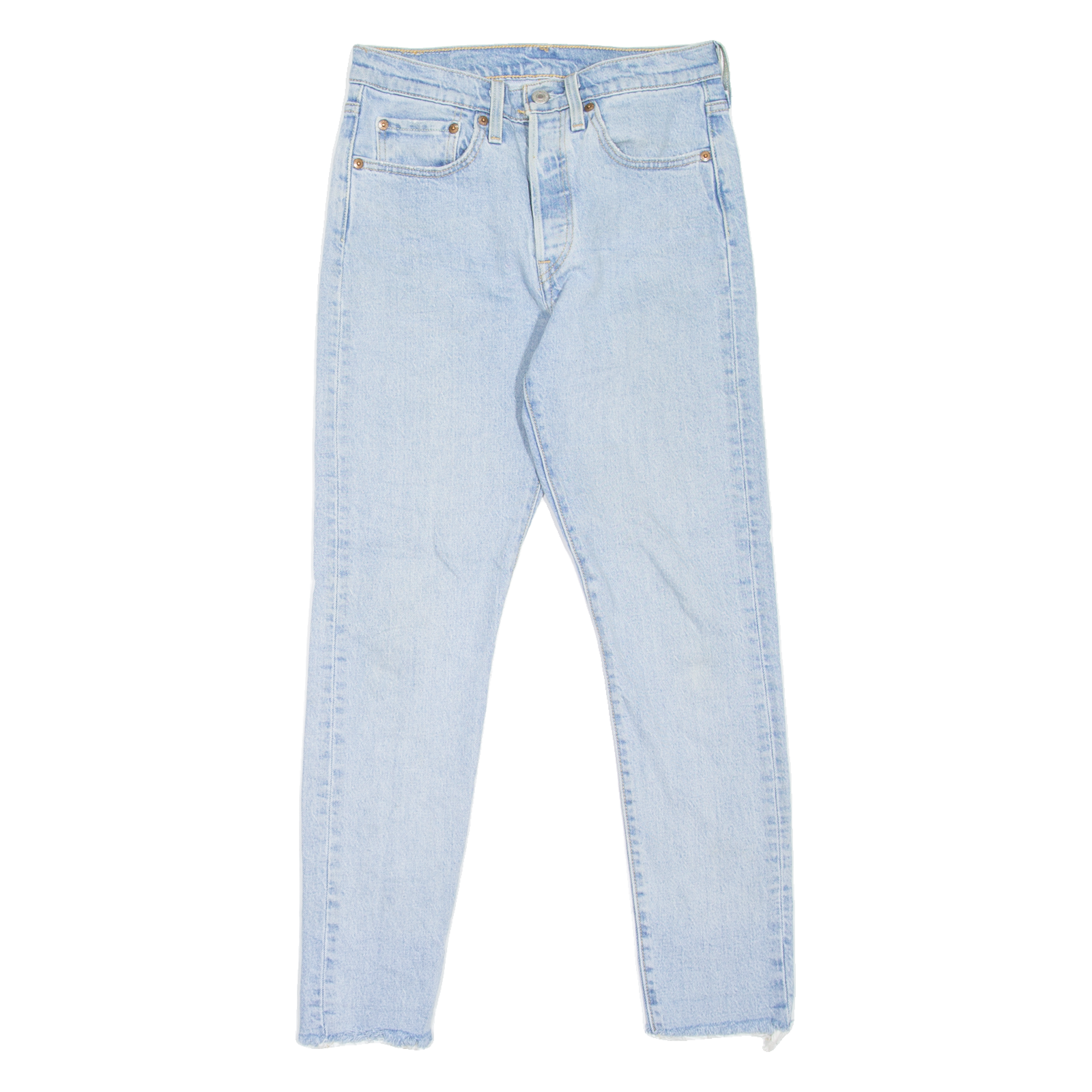 LEVI'S 501S Jeans Womens Blue Skinny Straight W26 L28 Refurbished - N/A refurbished available on Cerqular