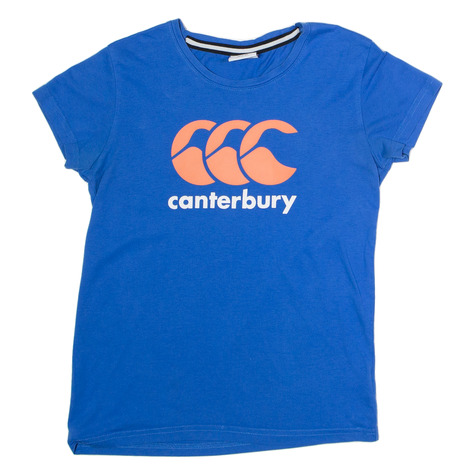 CANTERBURY Womens T-Shirt Blue Crew Neck UK 10 Refurbished - N/A refurbished available on Cerqular