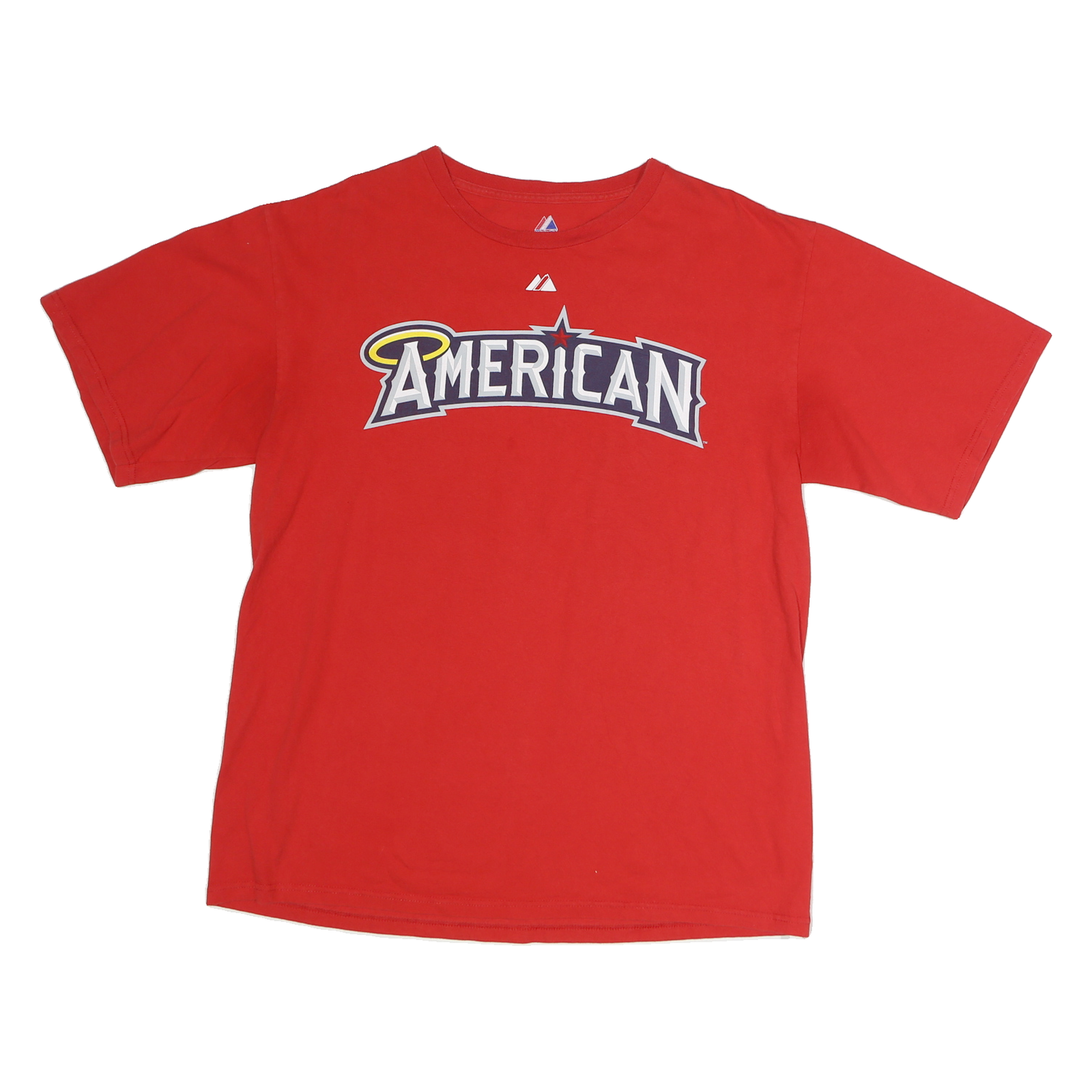 Buy MAJESTIC Mens Red American Graphic T-Shirt L Short Sleeve Crew Neck Sporty Refurbished - $18.19 MAJESTIC Mens Red American Graphic T-Shirt L Short Sleeve Crew Neck Sporty Refurbished - N/A refurbished available on Cerqular