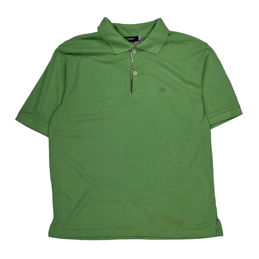 Buy Burberry London Polo Shirt - Medium Green Cotton Refurbished - $33.49 Burberry London Polo Shirt - Medium Green Cotton Refurbished - Thrifted (note: this is a term often used to describe second- refurbished available on Cerqular