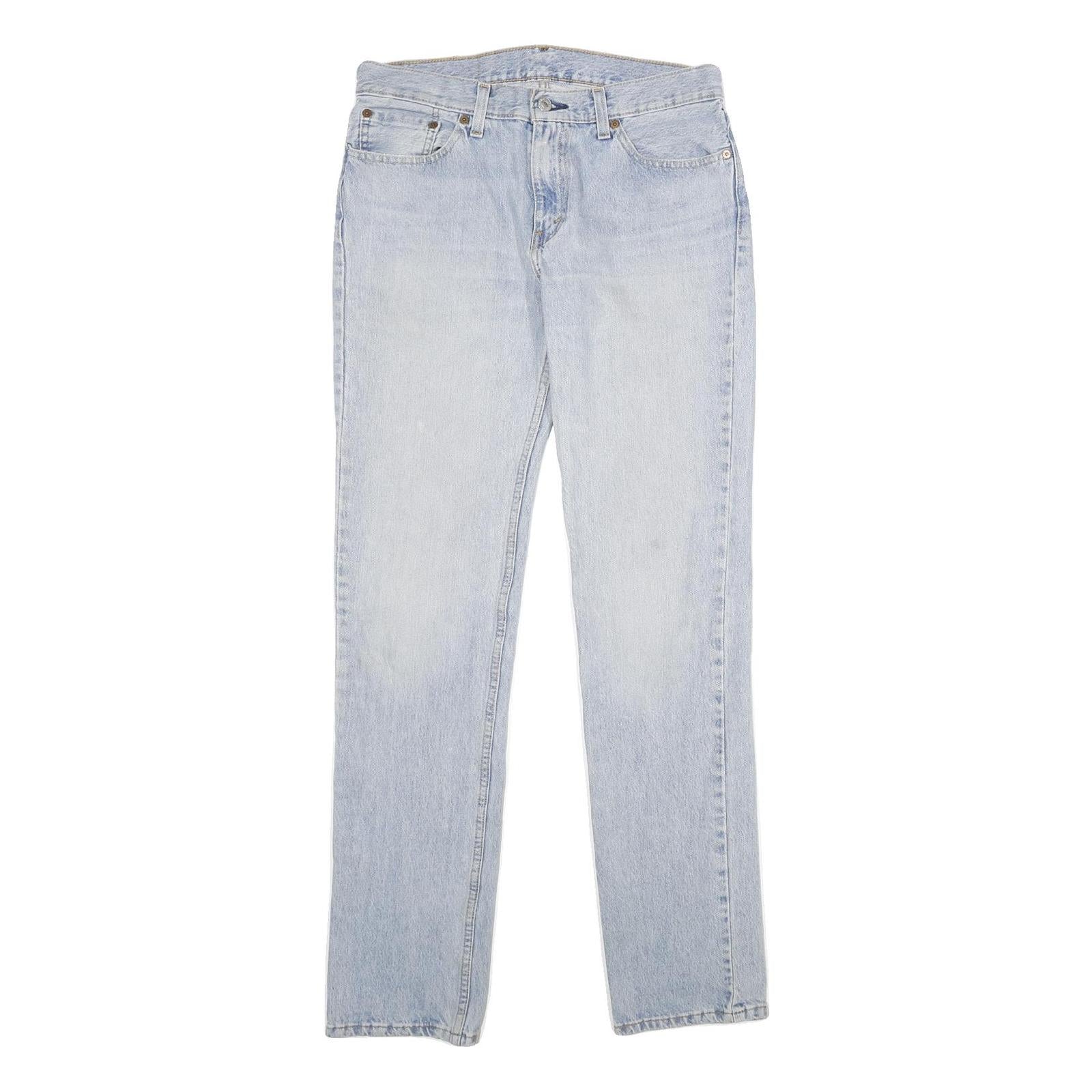 LEVI'S 511 Mens Jeans Light Blue Slim Skinny Denim W31 L34 Zip Cotton Blend Refurbished - N/A refurbished available on Cerqular