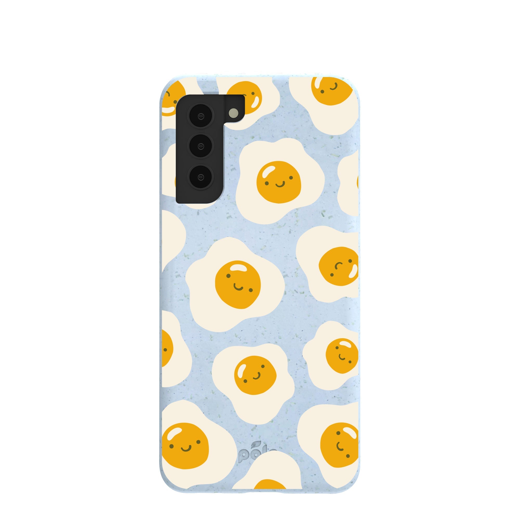Powder Blue Sunny Side Up Samsung Galaxy S21 Case Refurbished - Pela Case refurbished available on Cerqular