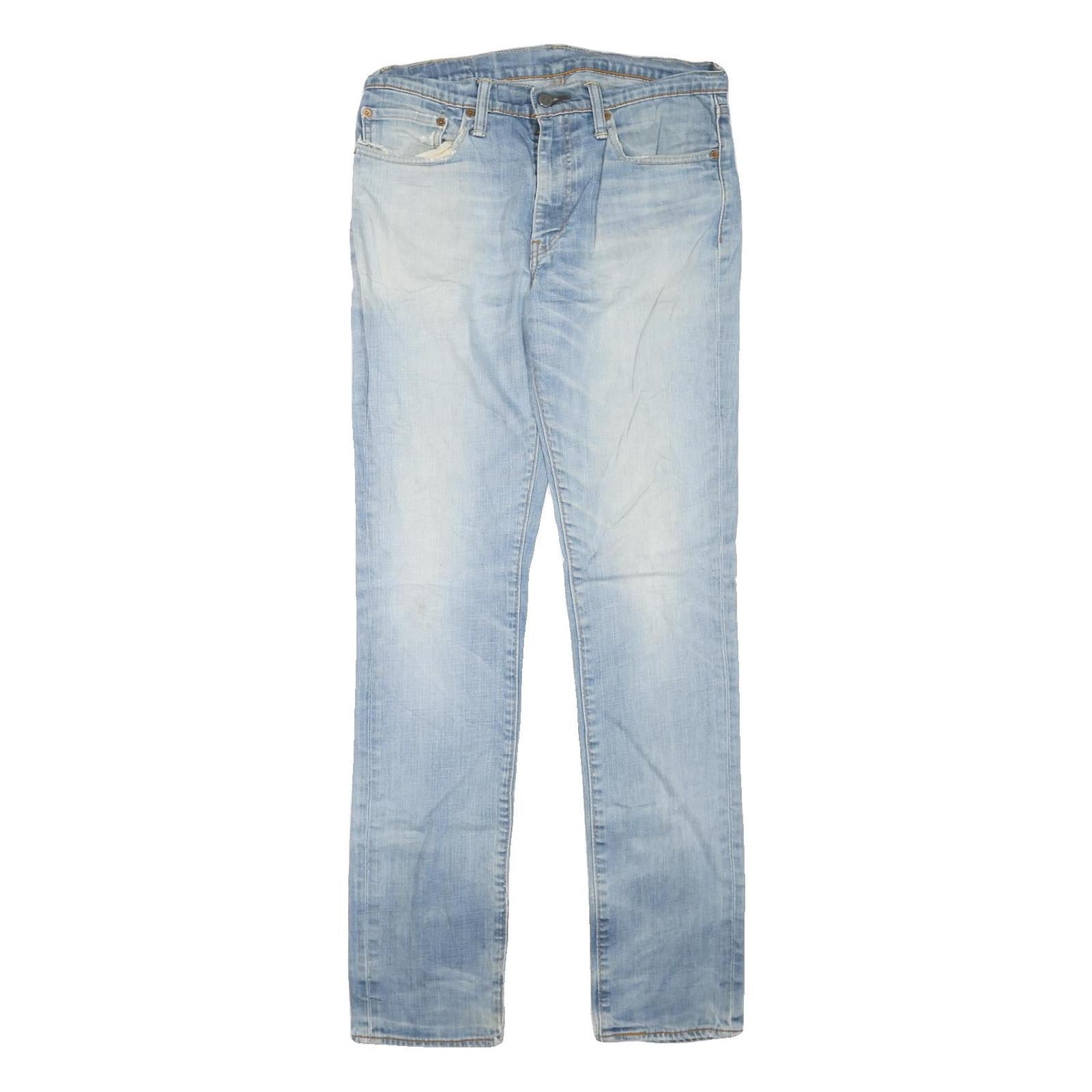 LEVI'S 511 Slim Womens Jeans Light Blue Regular Fit Denim W34 L34 Zip Cotton Refurbished - N/A refurbished available on Cerqular