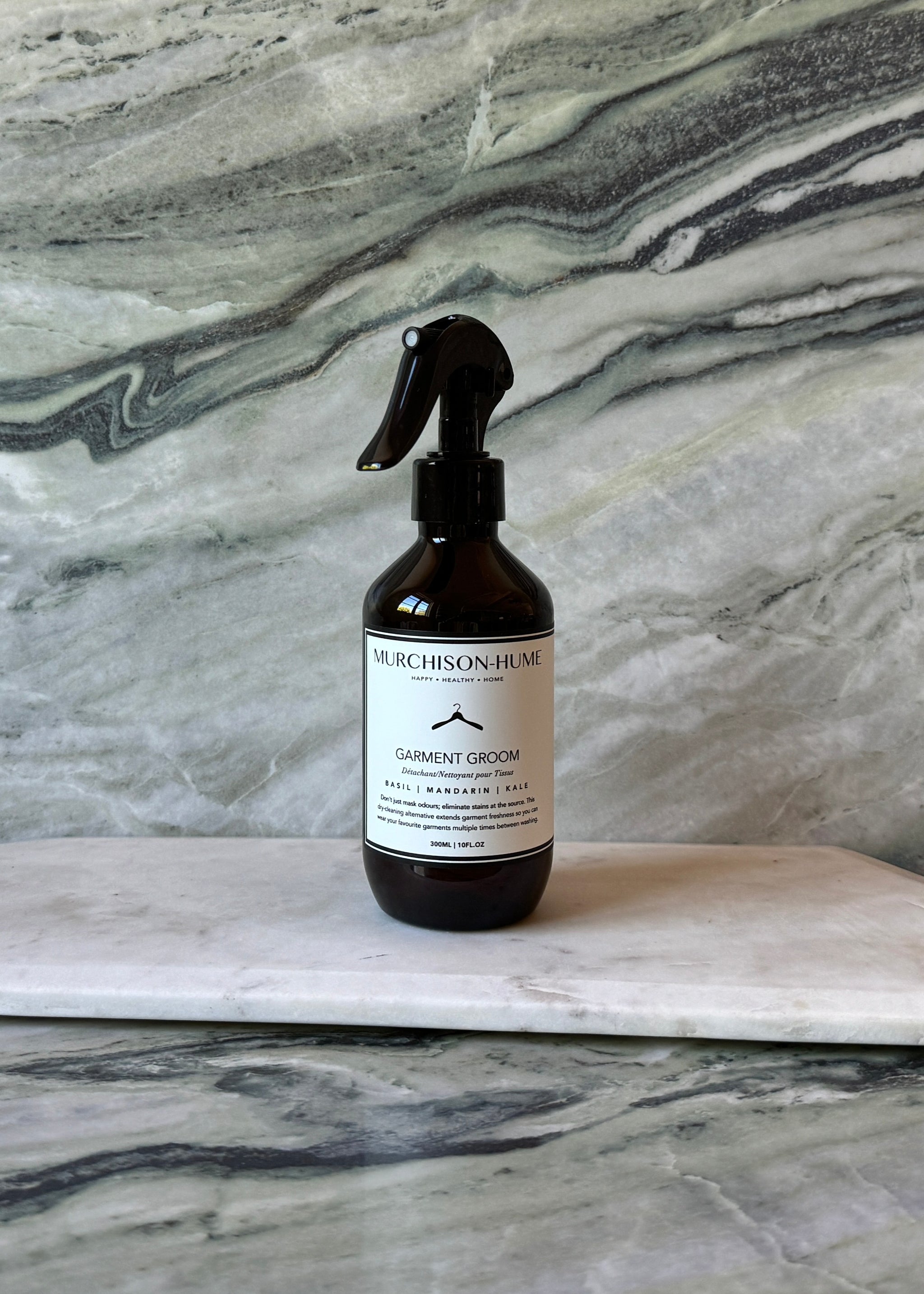 Buy Garment Groom Fabric Freshener + Stain Remover | Scent: Basil Mandarin Kale | Size: 10fl.oz Refurbished - $15.00 Garment Groom Fabric Freshener + Stain Remover | Scent: Basil Mandarin Kale | Size: 10fl.oz Refurbished - Murchison-Hume refurbished available on Cerqular