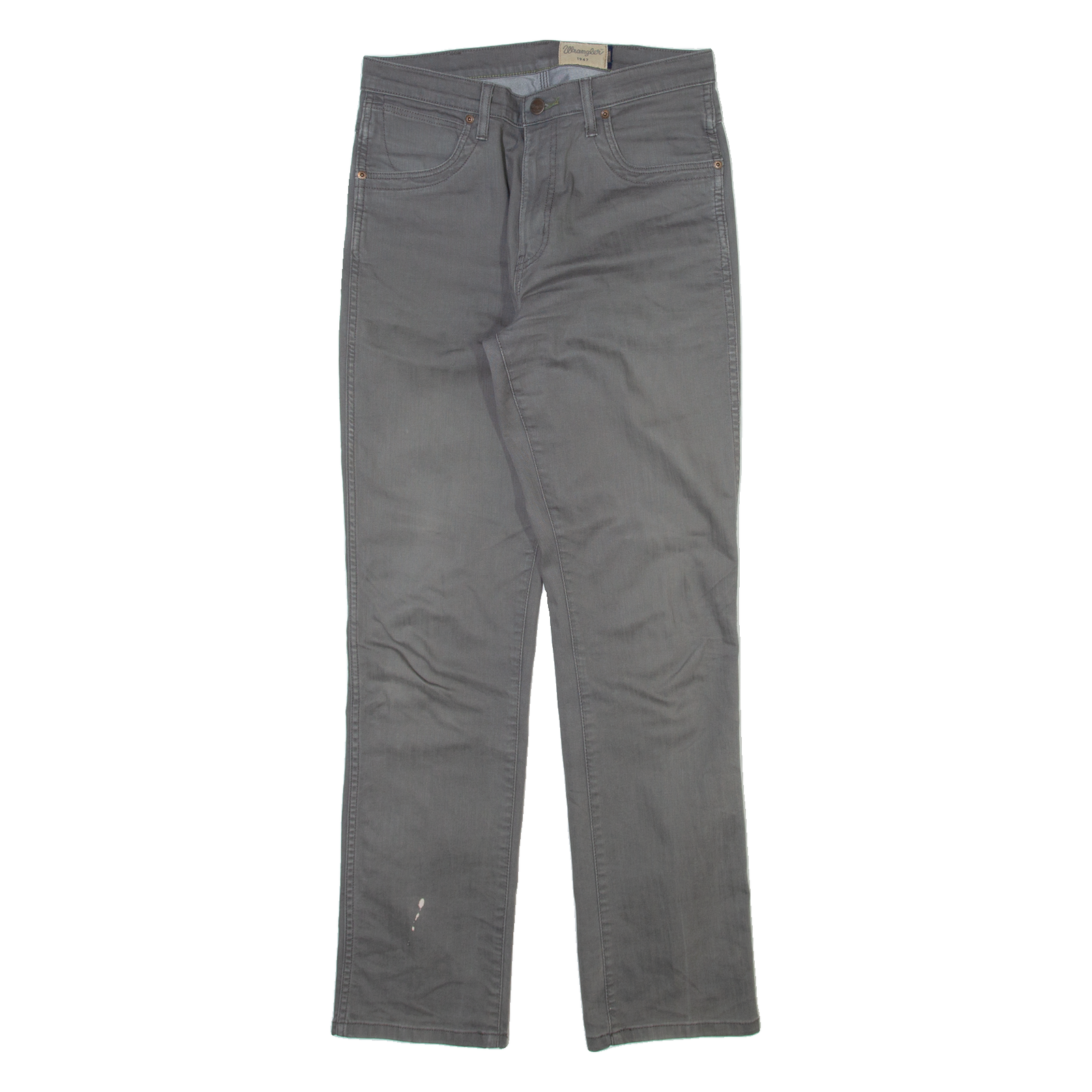 WRANGLER Mens Trousers Grey Slim Straight W30 L31 Refurbished - N/A refurbished available on Cerqular