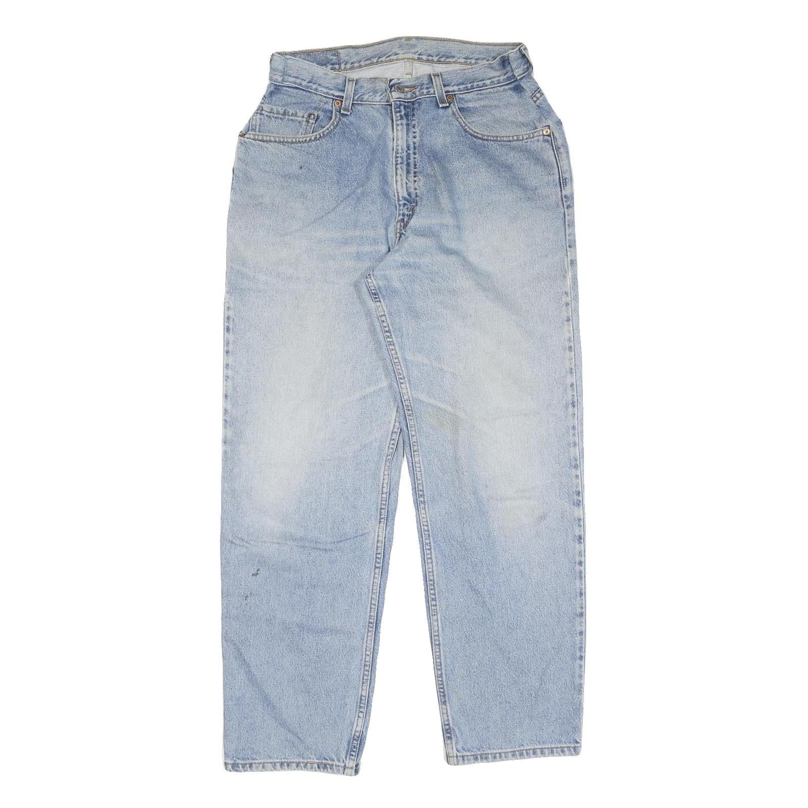 LEVI'S 550 Tapered Womens Jeans Blue Cotton Denim Light W30 L30 Regular Fit Zip Refurbished - N/A refurbished available on Cerqular