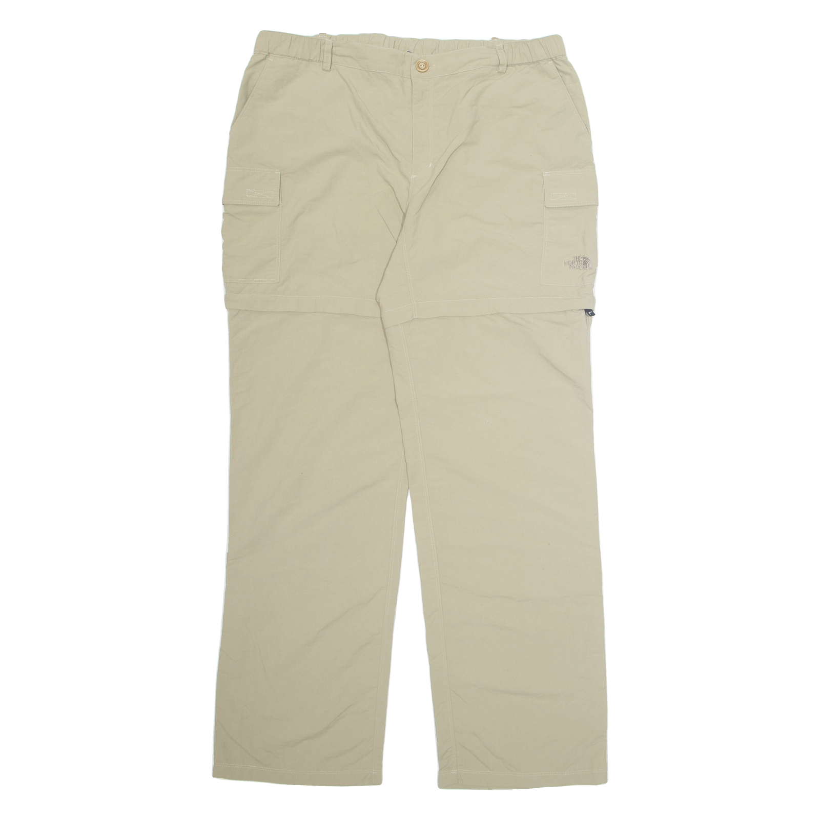 THE NORTH FACE Cargo Womens Trousers Beige Loose Wide-Leg Nylon W34 L32 Refurbished - N/A refurbished available on Cerqular