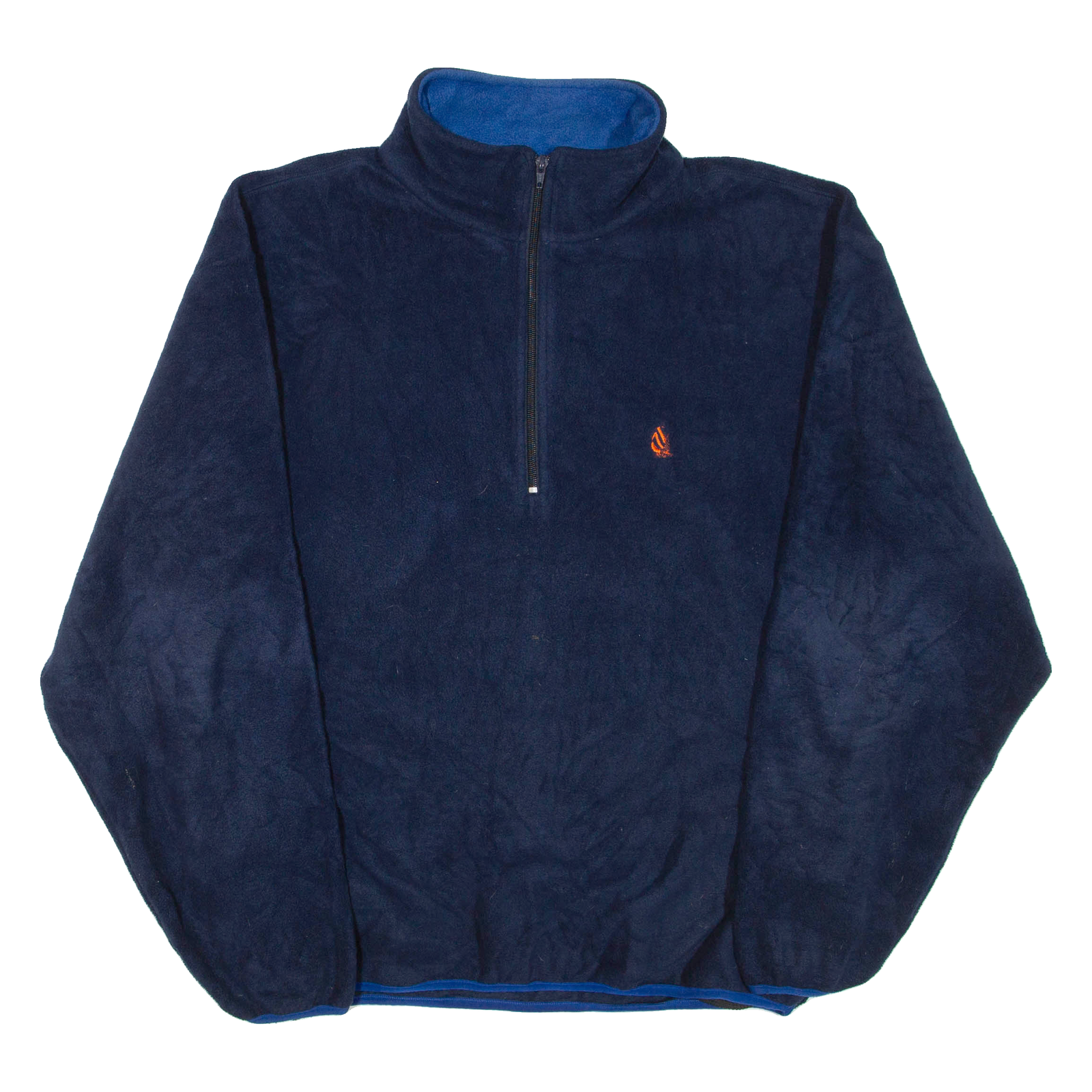 NAUTICA Mens Fleece Blue 1/4 Zip L Refurbished - N/A refurbished available on Cerqular