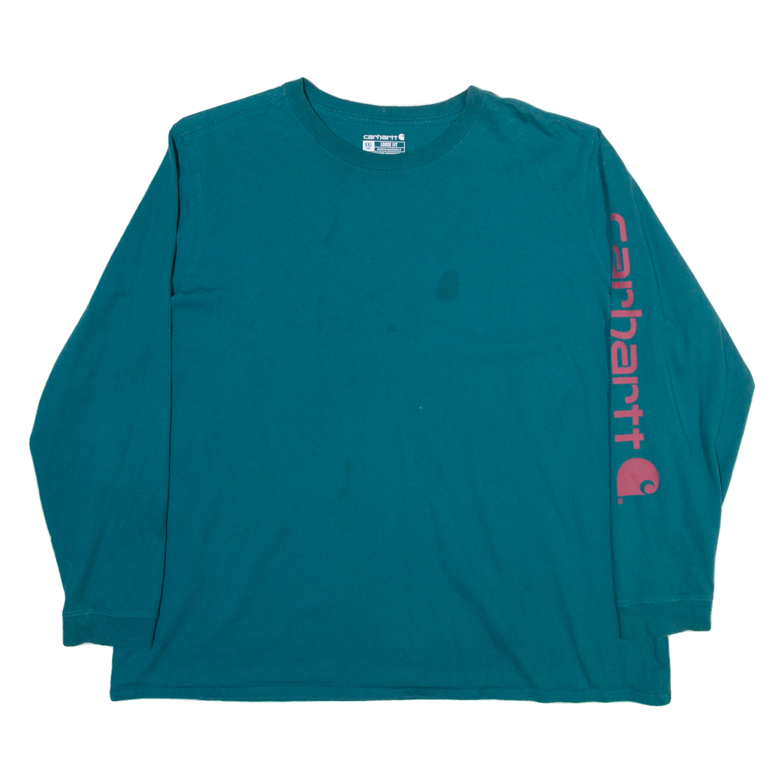 CARHARTT Mens T-Shirt Blue Long Sleeve 2XL Refurbished - N/A refurbished available on Cerqular