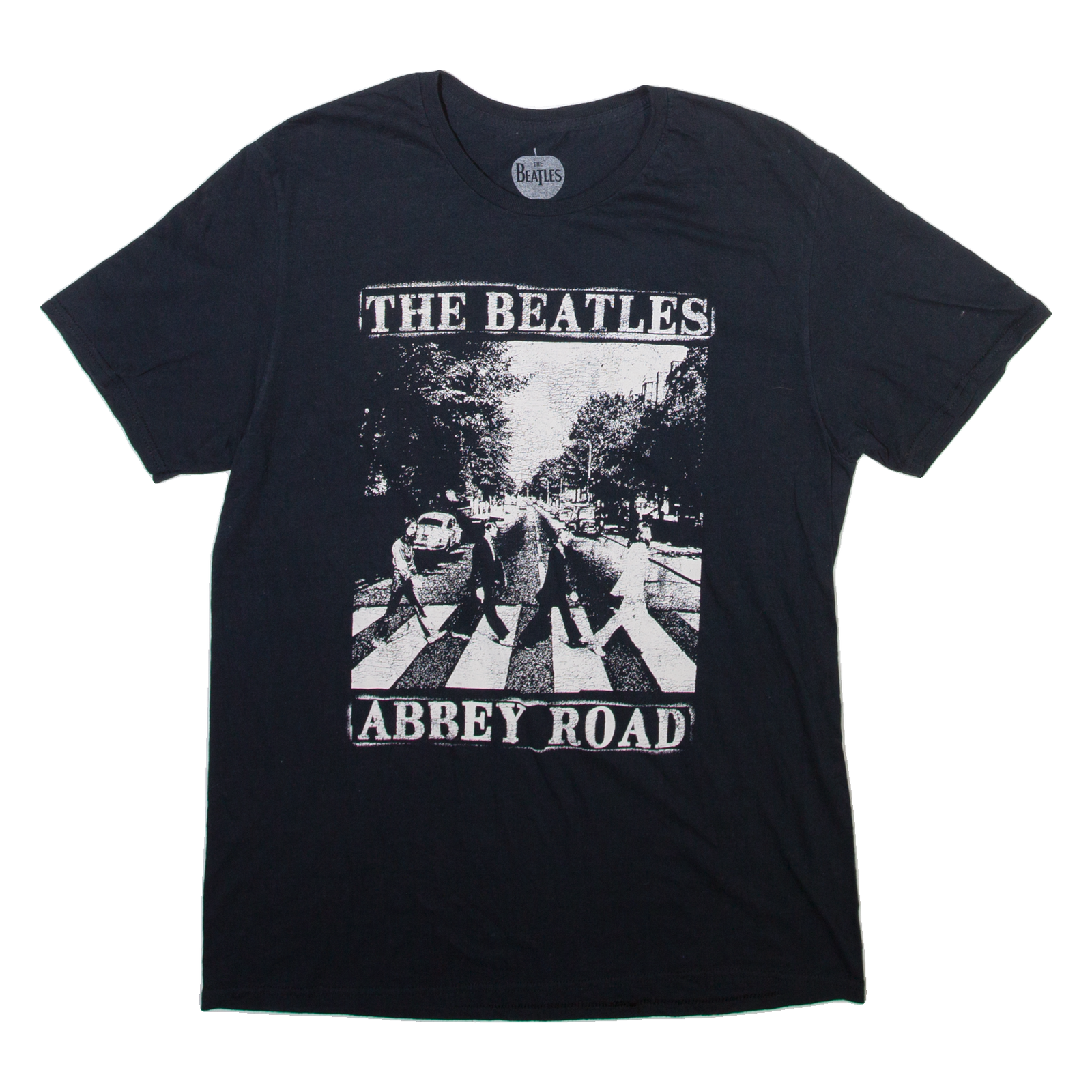 THE BEATLES Mens Band T-Shirt Black L Refurbished - N/A refurbished available on Cerqular
