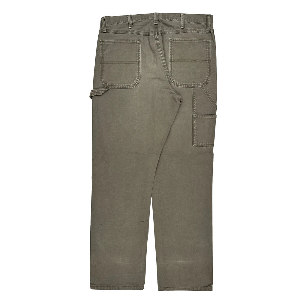 Buy Wrangler Carpenter Trousers - 36W 34L Grey Cotton Refurbished - $40.19 Wrangler Carpenter Trousers - 36W 34L Grey Cotton Refurbished - Thrifted (note: this is a term often used to describe second- refurbished available on Cerqular