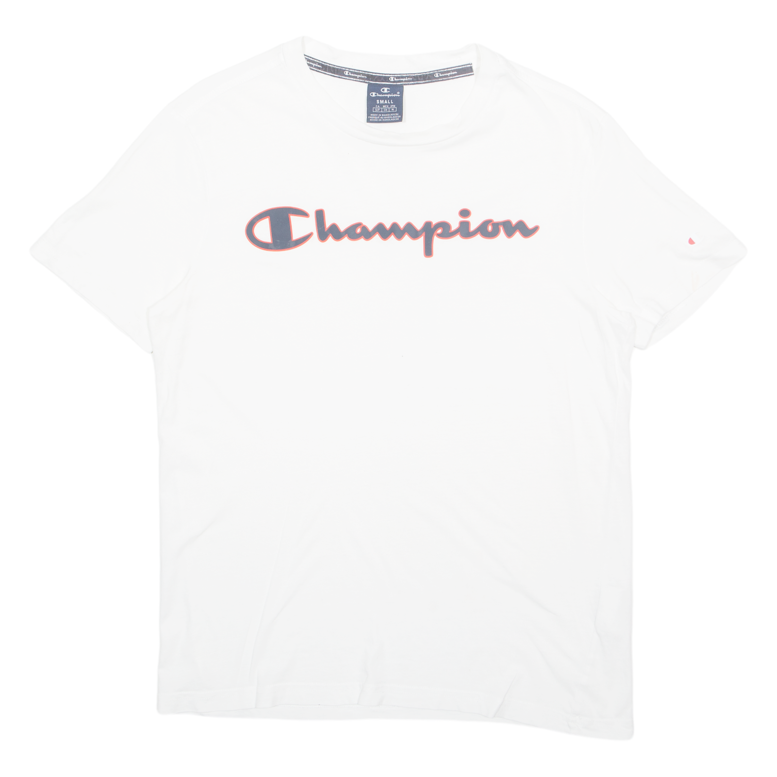 CHAMPION Mens T-Shirt White S Refurbished - N/A refurbished available on Cerqular