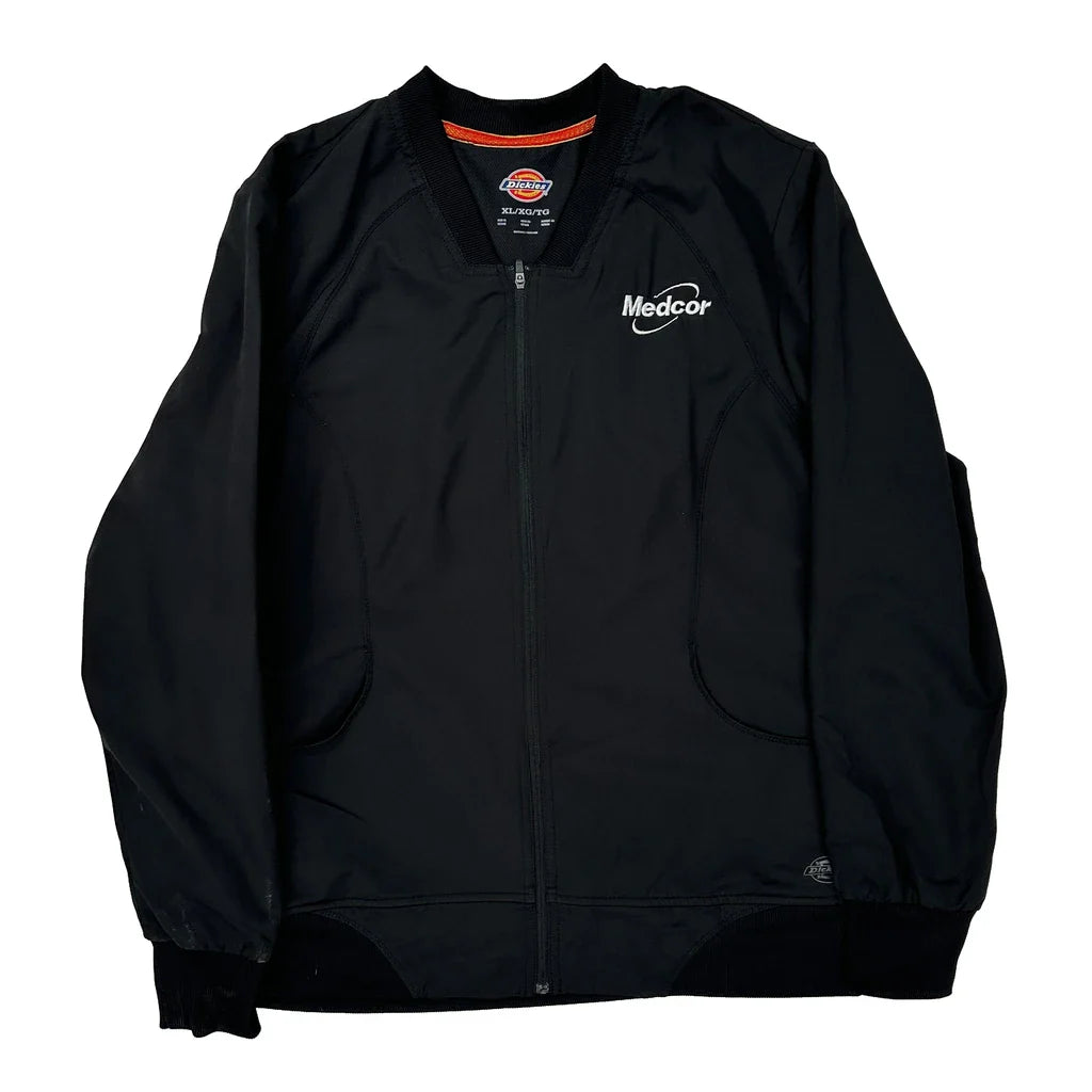 Dickies Bomber Jacket - XL Black Polyester Refurbished - Thrifted (note: this is a term often used to describe second- refurbished available on Cerqular