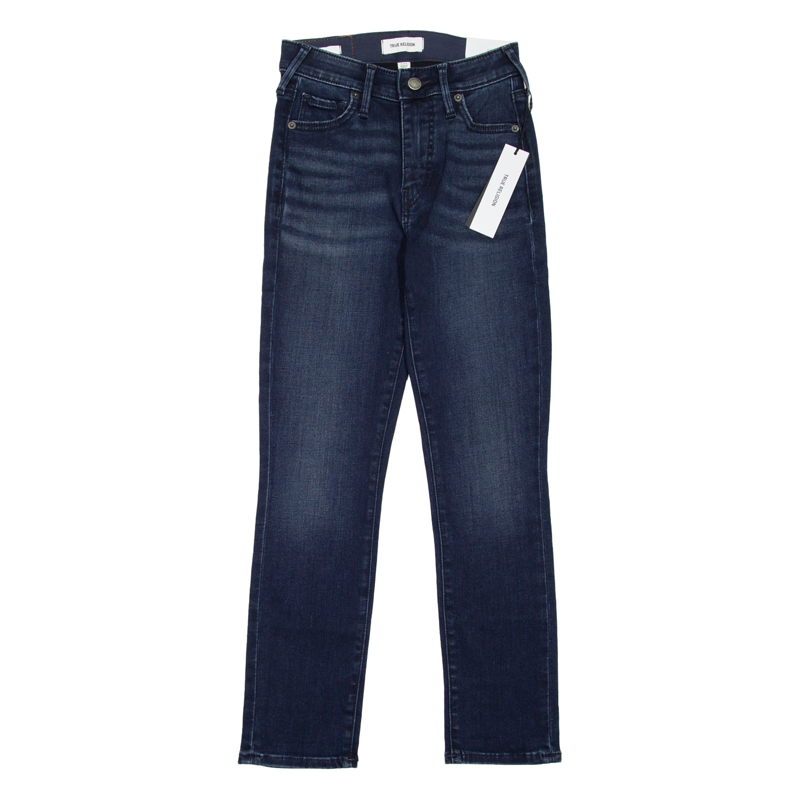 TRUE RELIGION Halle Womens Jeans Blue Slim Skinny Stone Wash W24 L25 Refurbished - N/A refurbished available on Cerqular