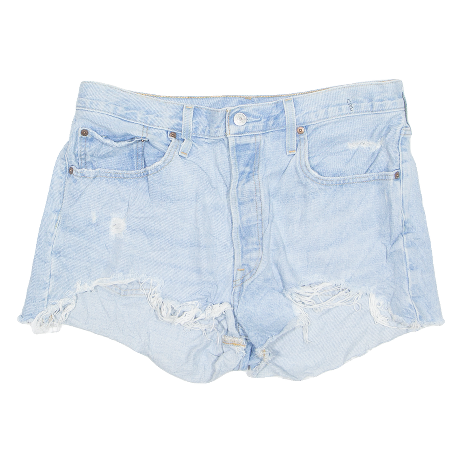 Buy LEVI'S Cut Off Distressed 501 Womens Denim Shorts Blue M W32 Refurbished - $23.39 LEVI'S Cut Off Distressed 501 Womens Denim Shorts Blue M W32 Refurbished - N/A refurbished available on Cerqular