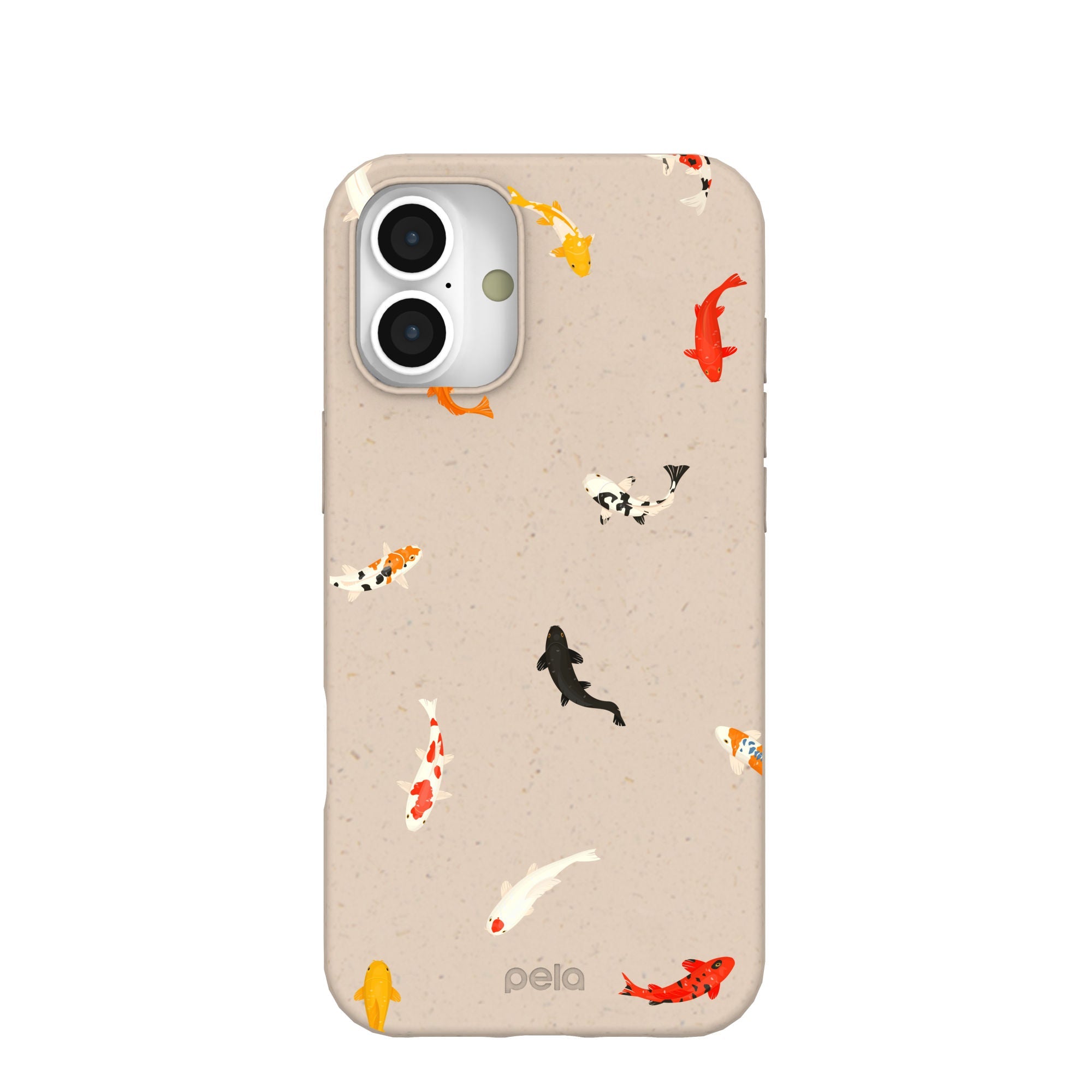 Seashell Lil Koi iPhone 16 Plus Case Refurbished - Pela Case refurbished available on Cerqular