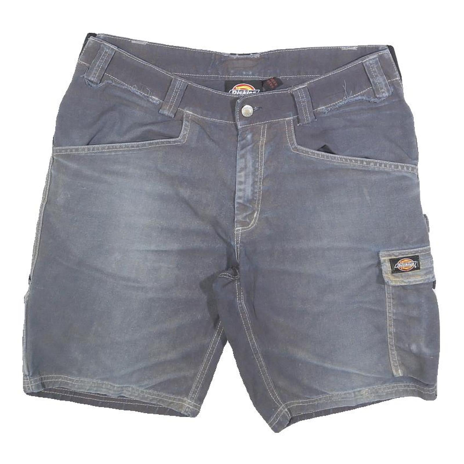 DICKIES Mens Shorts Blue Casual Cargo Cotton Blend L W34 Workwear Refurbished - N/A refurbished available on Cerqular