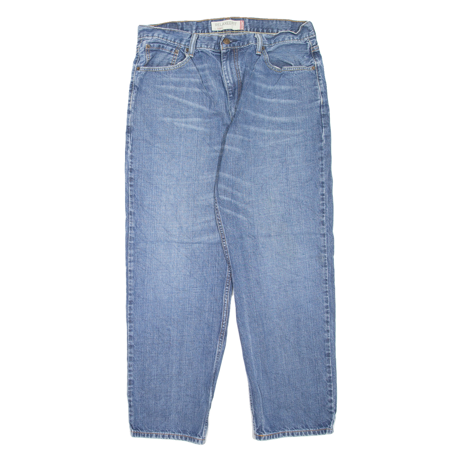 LEVI'S 550 Jeans Mens Blue Relaxed Tapered Stone Wash W36 L30 Refurbished - N/A refurbished available on Cerqular