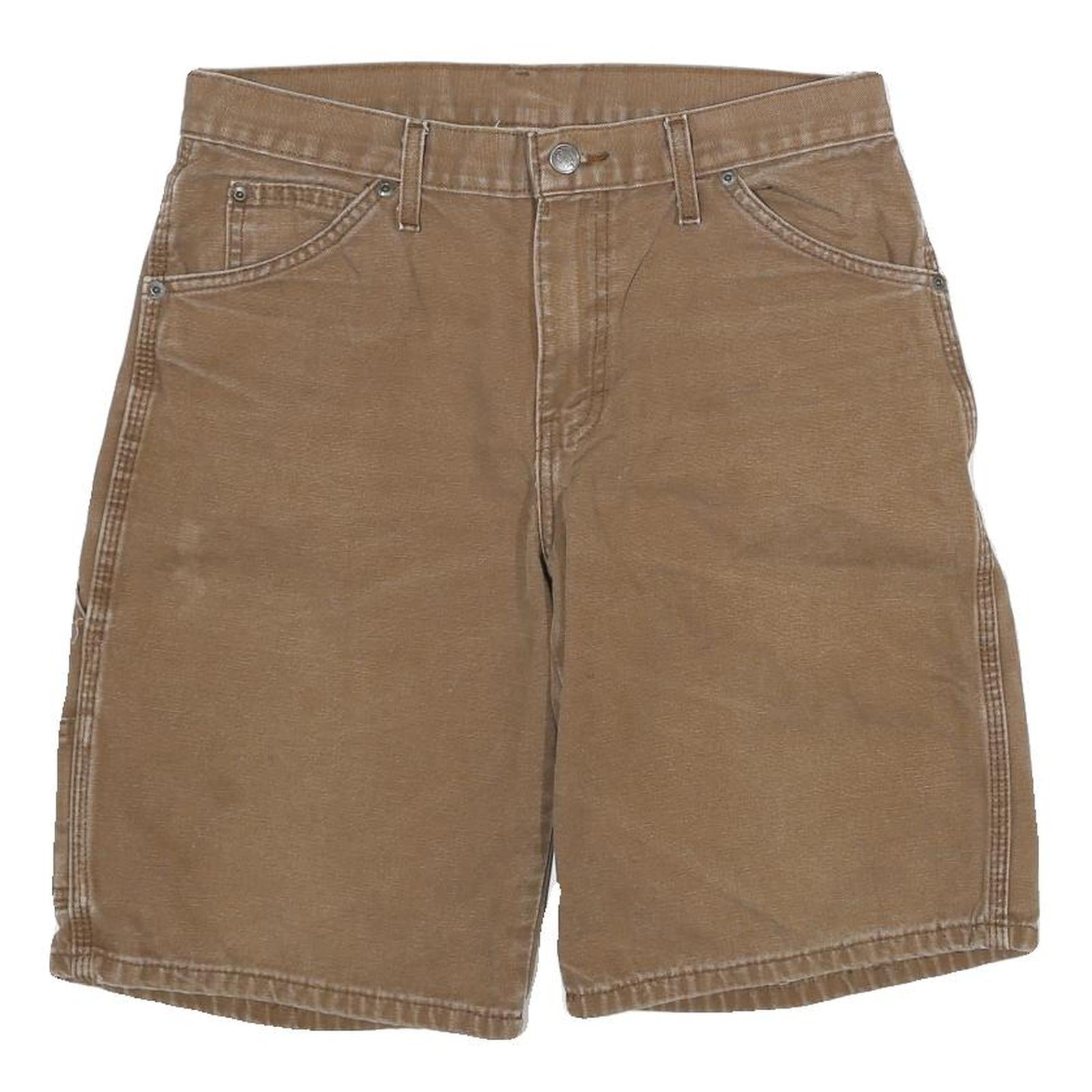 DICKIES Mens Shorts Brown Casual Workwear Cotton Blend L W30 Refurbished - N/A refurbished available on Cerqular