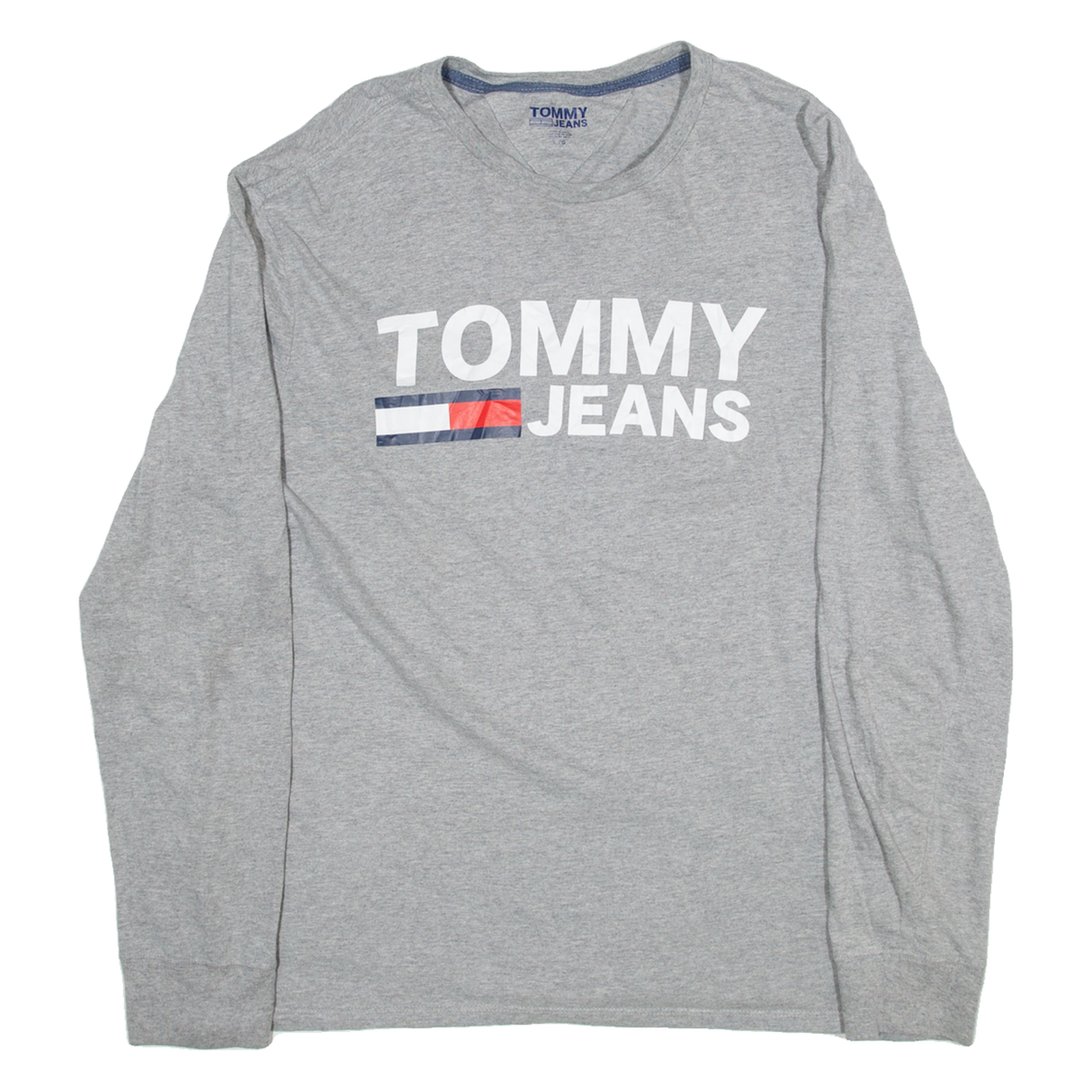 Buy TOMMY JEANS Mens T-Shirt Grey Long Sleeve L Refurbished - $28.59 TOMMY JEANS Mens T-Shirt Grey Long Sleeve L Refurbished - N/A refurbished available on Cerqular