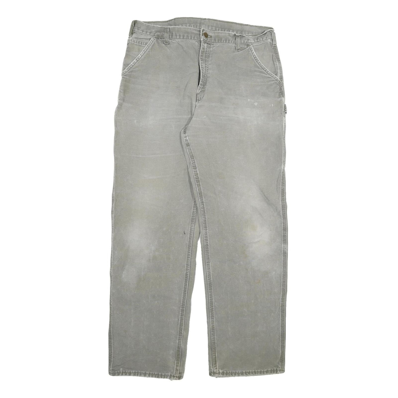Buy CARHARTT Mens Jeans Grey Relaxed Straight Cotton Blend W36 L33 Workwear Durable Refurbished - $49.39 CARHARTT Mens Jeans Grey Relaxed Straight Cotton Blend W36 L33 Workwear Durable Refurbished - N/A refurbished available on Cerqular