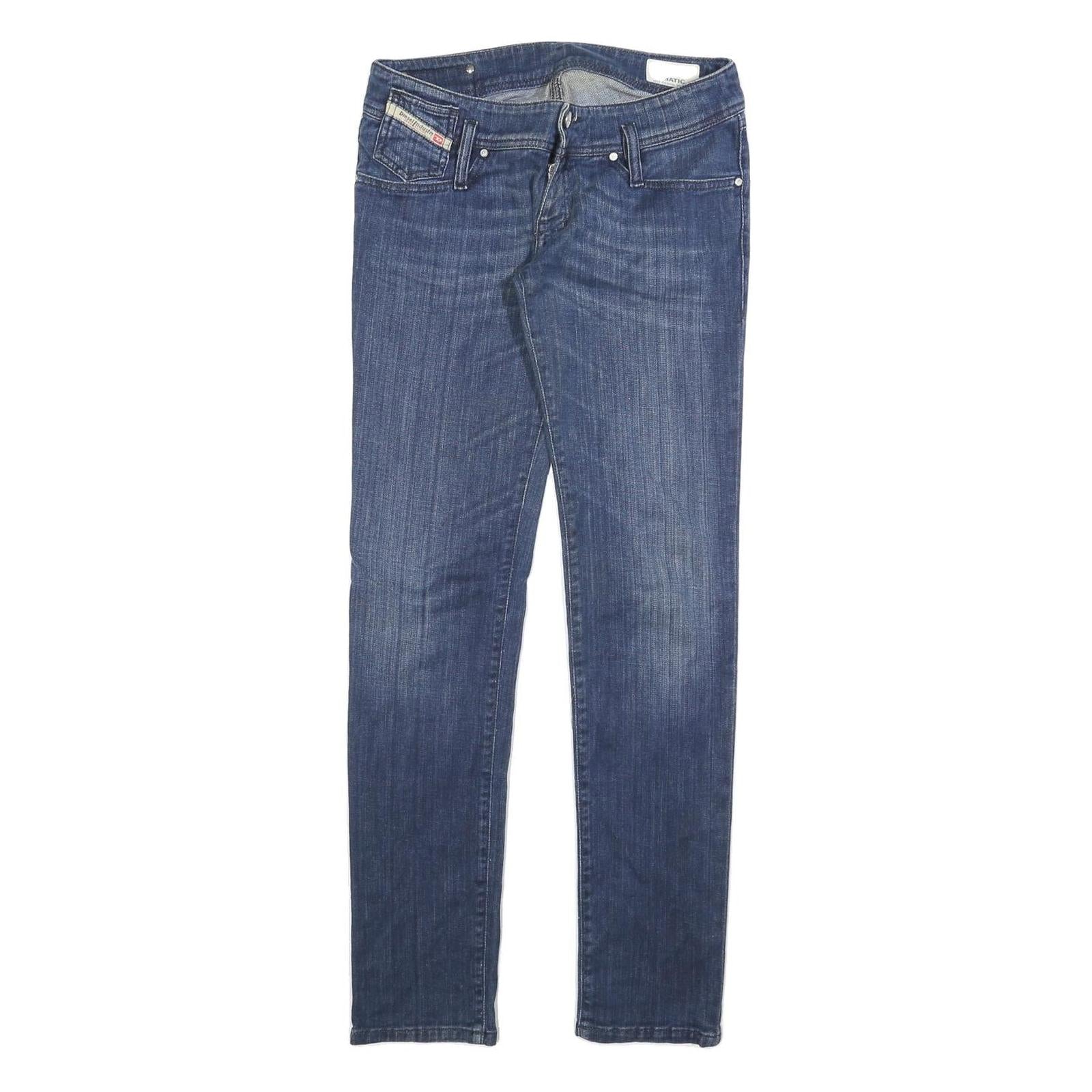 DIESEL Womens Jeans Blue Slim Skinny Denim Medium W28 L32 Stylish Zip Closure Refurbished - N/A refurbished available on Cerqular