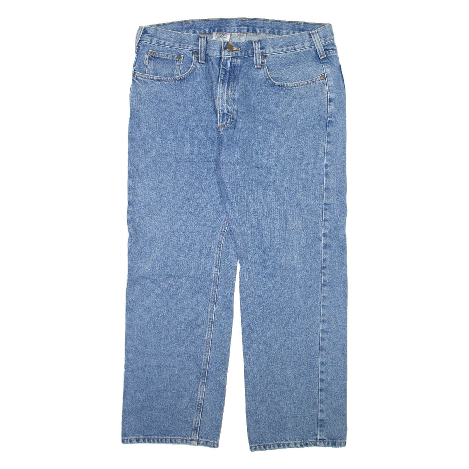 Buy CARHARTT Mens Jeans Blue Relaxed Straight W38 L30 Refurbished - $42.89 CARHARTT Mens Jeans Blue Relaxed Straight W38 L30 Refurbished - N/A refurbished available on Cerqular