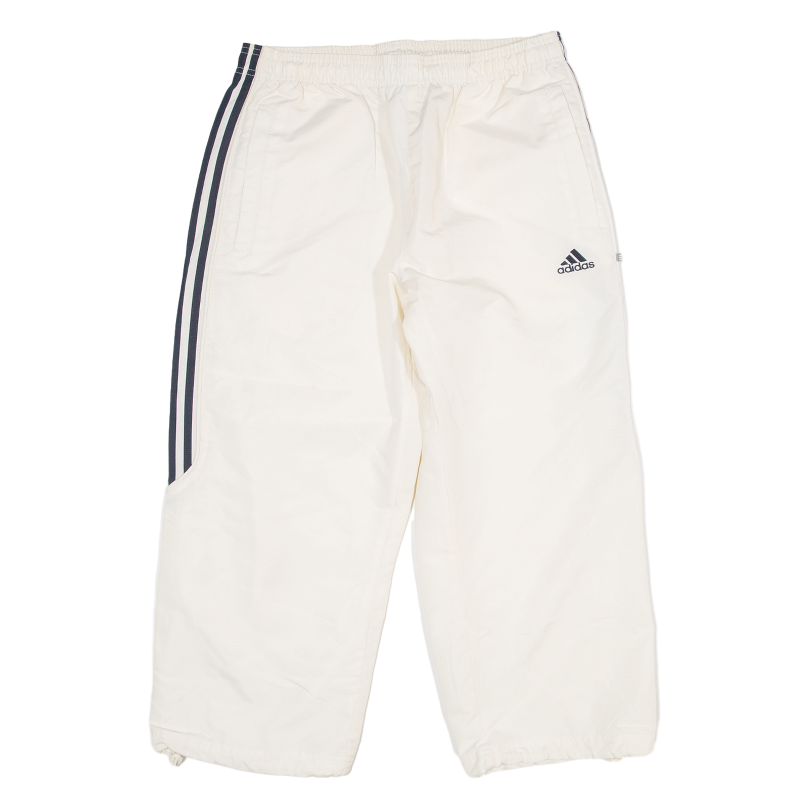 ADIDAS Womens Sweatpants Cream Straight L W34 L24 Refurbished - N/A refurbished available on Cerqular
