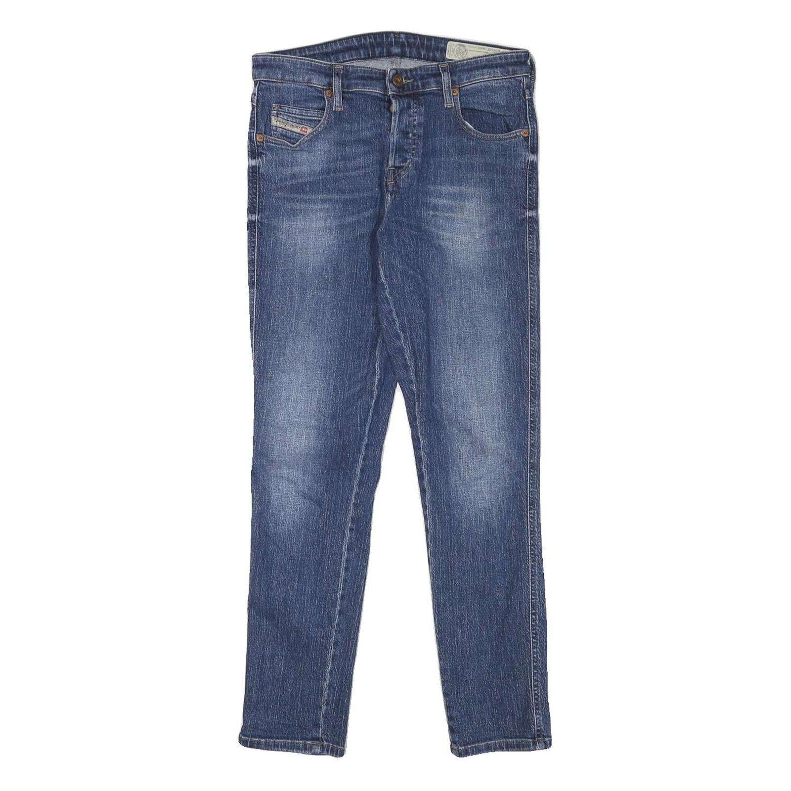 DIESEL Womens Jeans Blue Slim Skinny Denim Medium W28 L27 Classic Zip Pocket Refurbished - N/A refurbished available on Cerqular