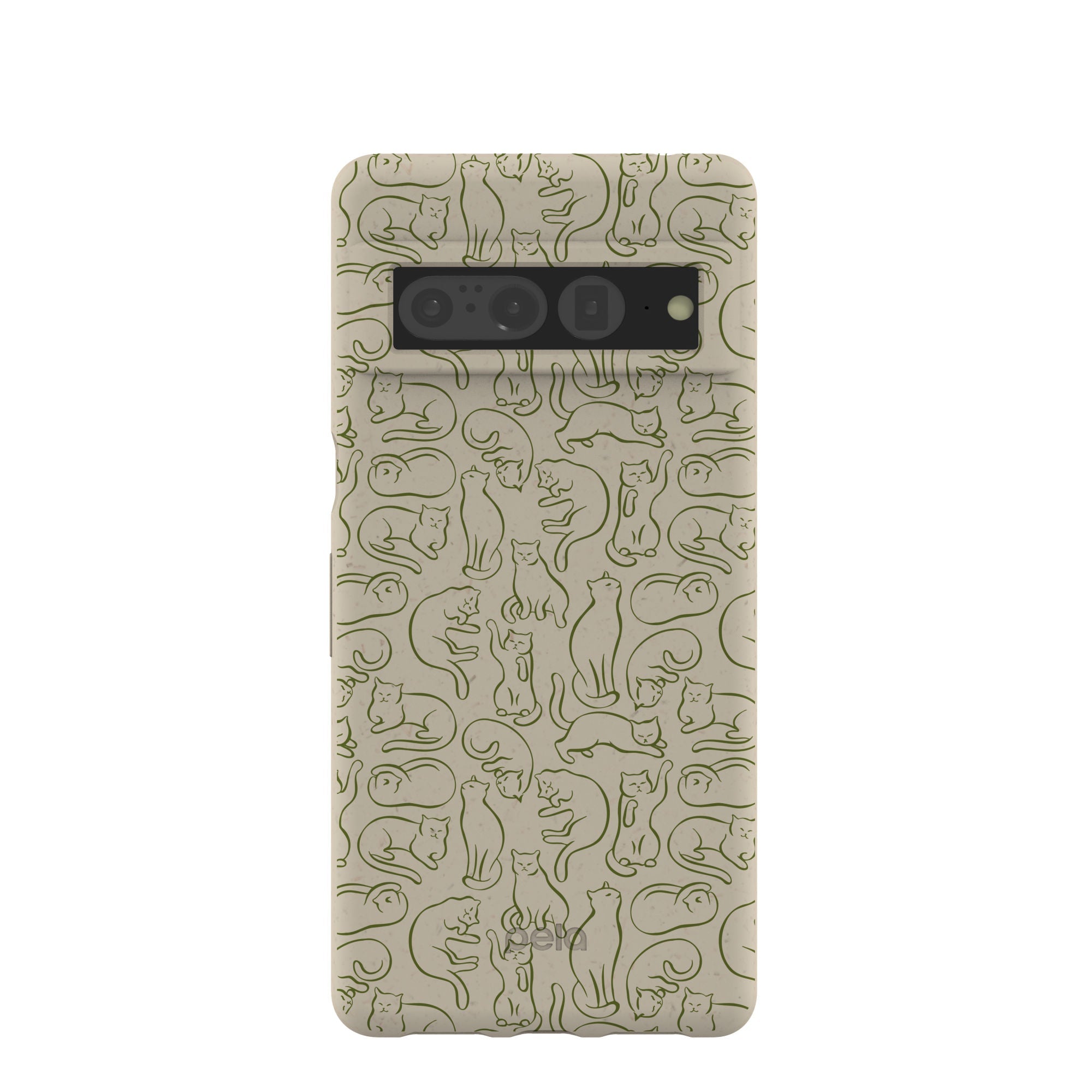 London Fog Say Meow Google Pixel 7 Pro Case Refurbished - Pela Case refurbished available on Cerqular