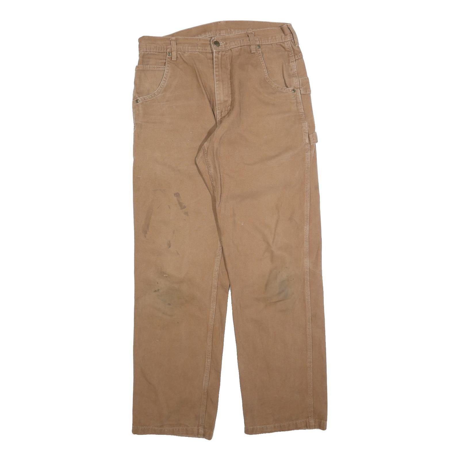 Buy DICKIES Mens Cotton Blend Beige Regular Fit Straight Leg Trousers W33 L34 Refurbished - $33.79 DICKIES Mens Cotton Blend Beige Regular Fit Straight Leg Trousers W33 L34 Refurbished - N/A refurbished available on Cerqular