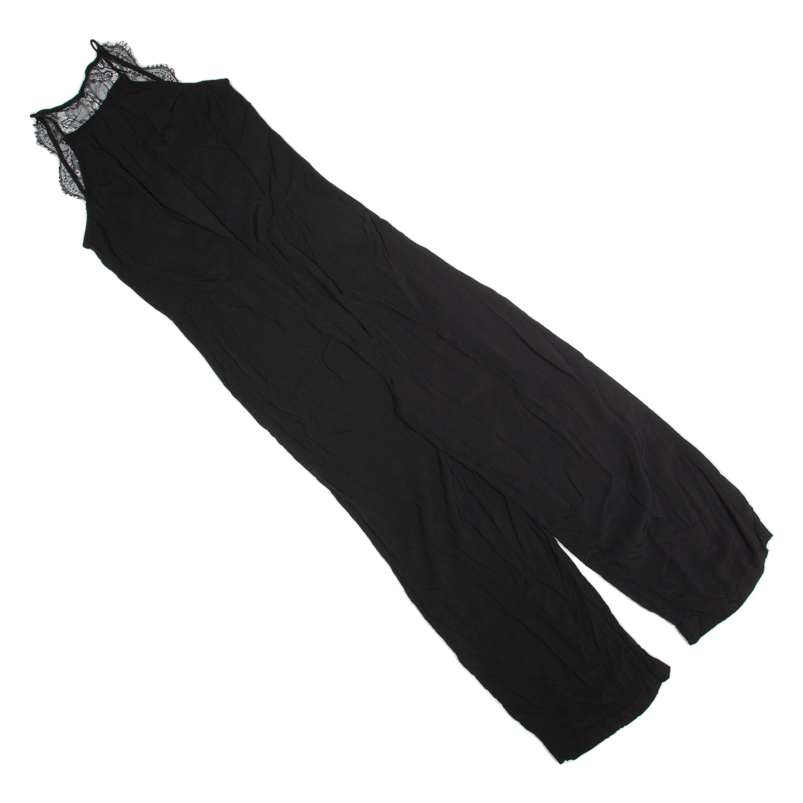 HALLHUBER Womens Jumpsuit Black Wide-Leg UK 8 Refurbished - N/A refurbished available on Cerqular