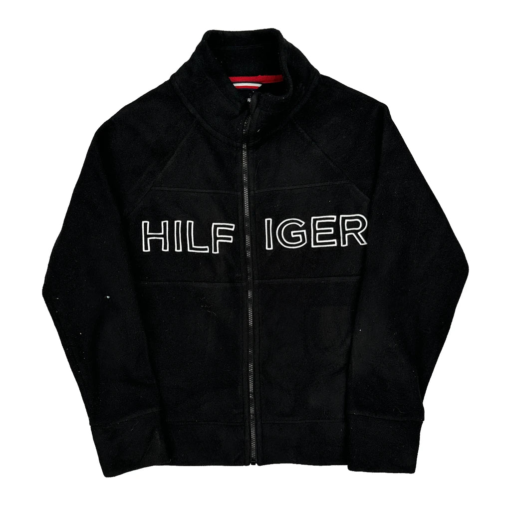 Buy Tommy Hilfiger Spellout Track Jacket - Small Black Polyester Refurbished - $64.31 Tommy Hilfiger Spellout Track Jacket - Small Black Polyester Refurbished - Thrifted (note: this is a term often used to describe second- refurbished available on Cerqular