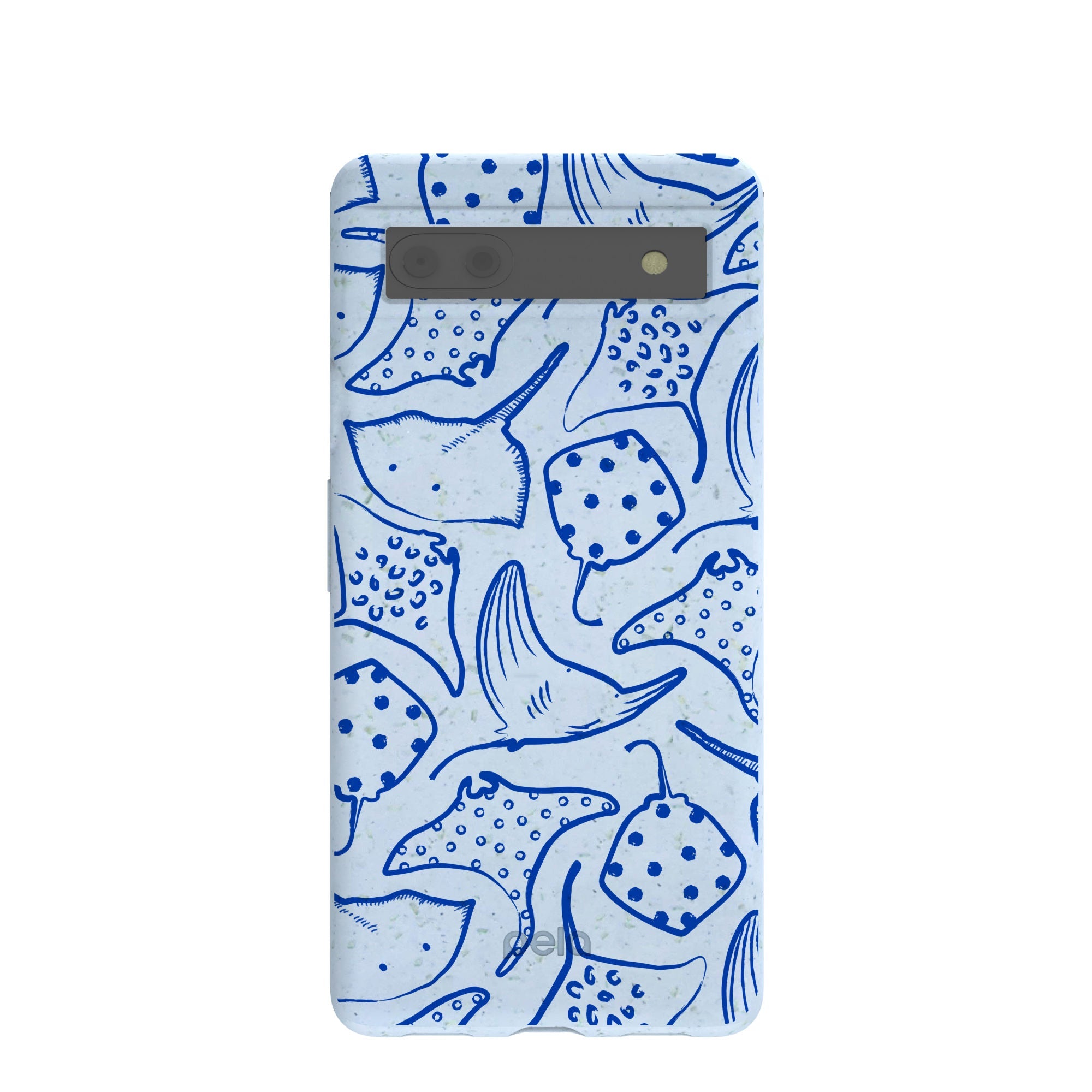 Buy Powder Blue Stingray Fever Google Pixel 6a Case Refurbished - $65.00 Powder Blue Stingray Fever Google Pixel 6a Case Refurbished - Pela Case refurbished available on Cerqular