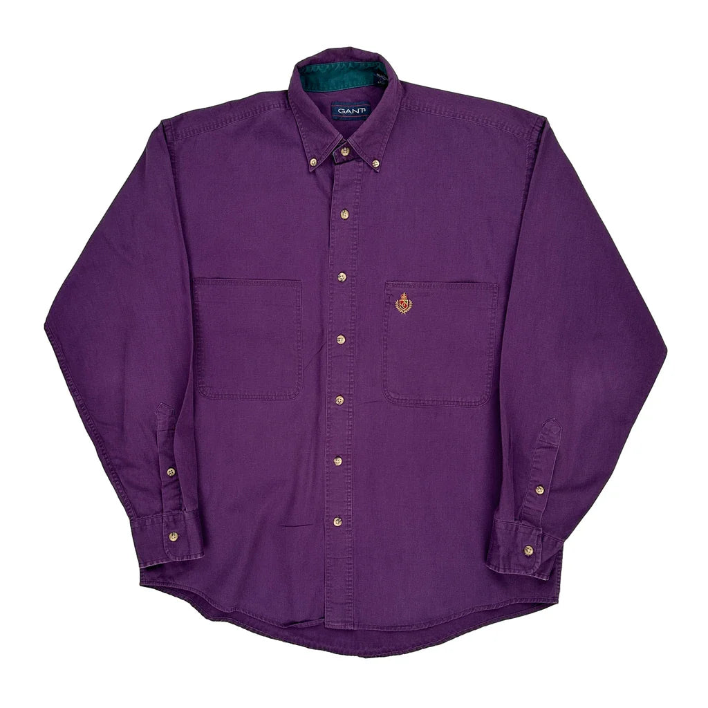 Gant Shirt - Medium Purple Cotton Refurbished - Thrifted (note: this is a term often used to describe second- refurbished available on Cerqular