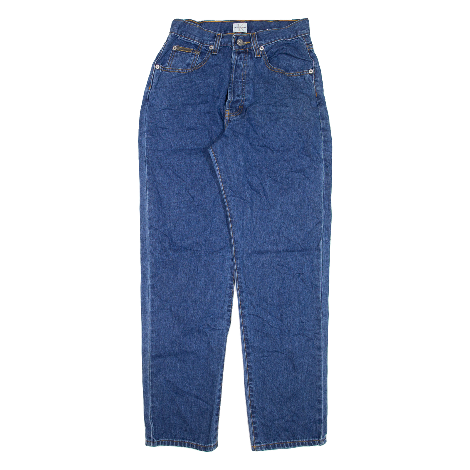 CALVIN KLEIN JEANS Womens Jeans Blue Regular Tapered W26 L29 Refurbished - N/A refurbished available on Cerqular