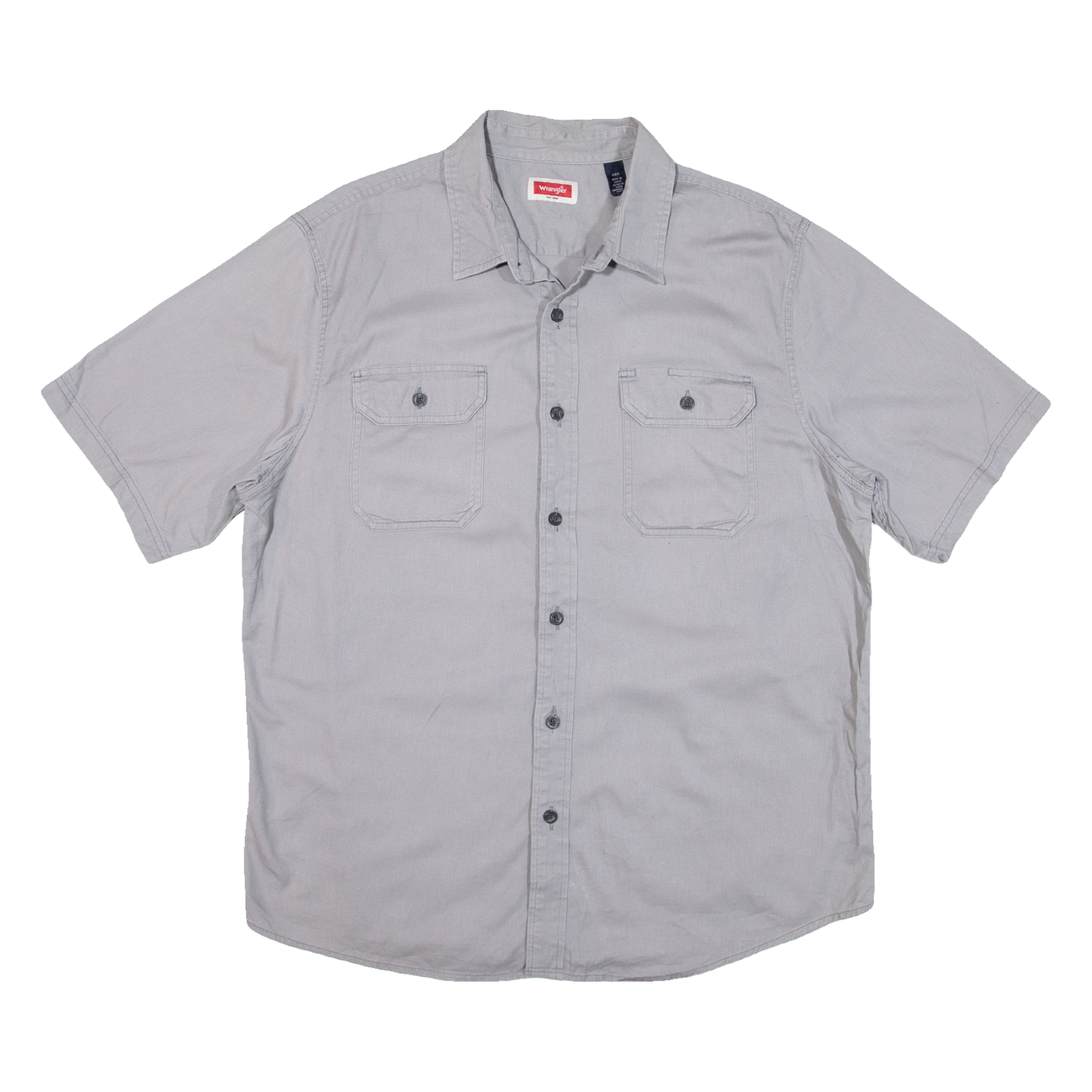 Buy WRANGLER Mens Plain Shirt Grey L Refurbished - $28.59 WRANGLER Mens Plain Shirt Grey L Refurbished - N/A refurbished available on Cerqular