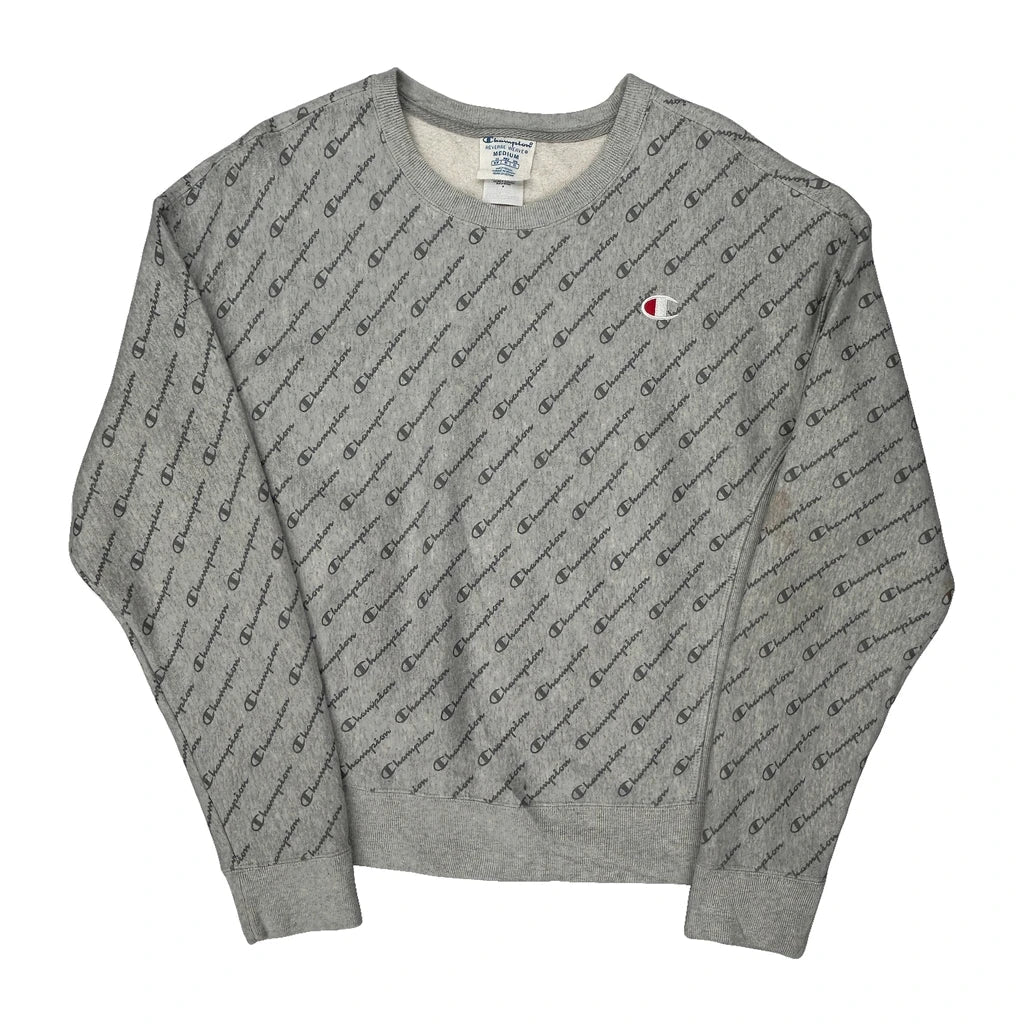 Buy Reverse Weave Champion Sweatshirt - Medium Grey Cotton Refurbished - $48.23 Reverse Weave Champion Sweatshirt - Medium Grey Cotton Refurbished - Thrifted (note: this is a term often used to describe second- refurbished available on Cerqular