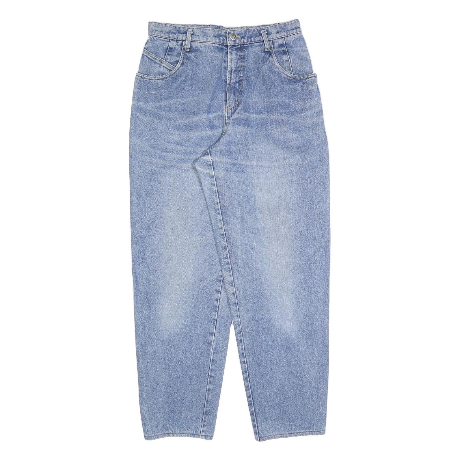 Womens Regular Fit Blue Denim Jeans W30 L30 Zip Closure Cotton Blend Classic Refurbished - N/A refurbished available on Cerqular