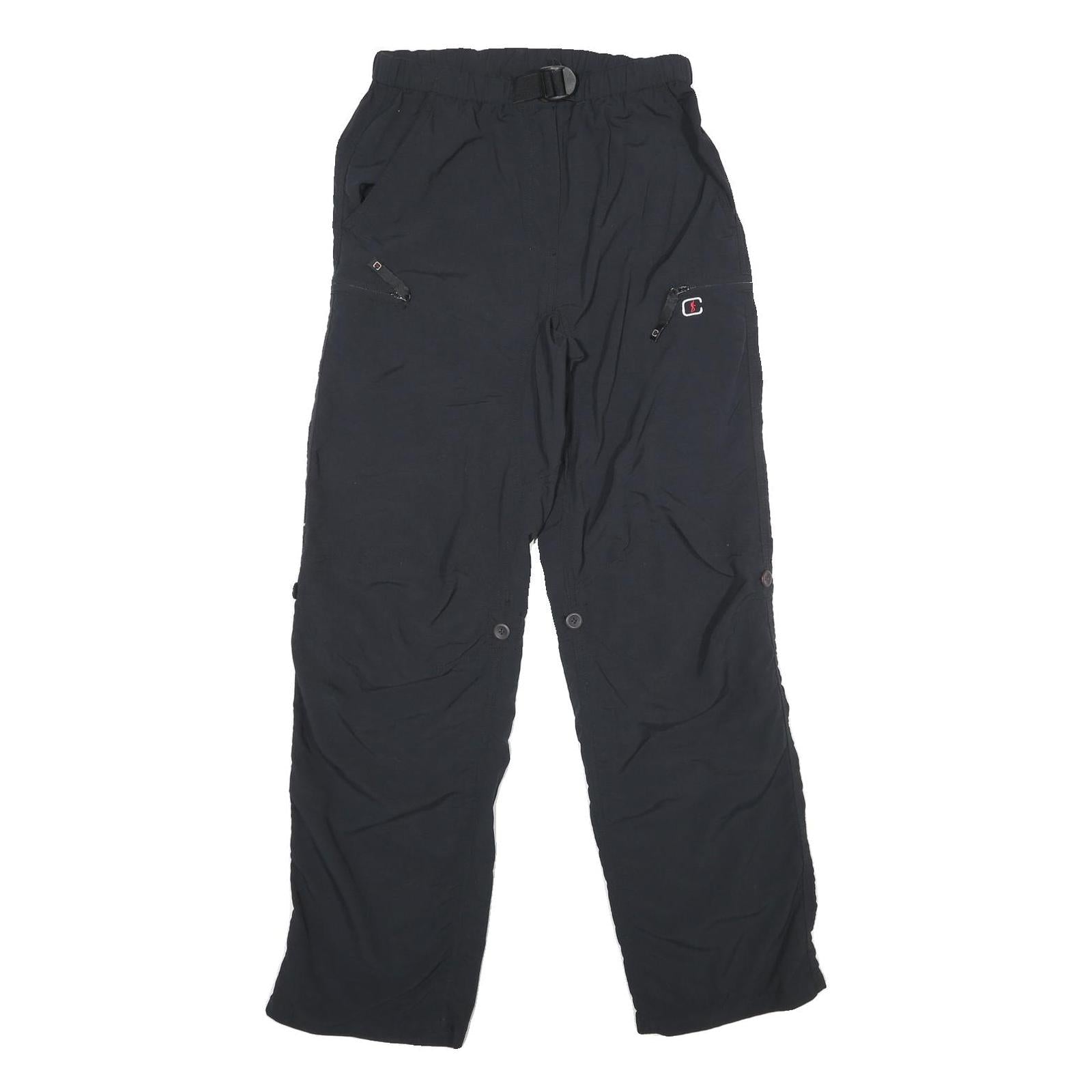 COLONIAL OUTDOOR Womens Black Regular Fit Straight Leg Trousers W28 L32 Outdoor Refurbished - N/A refurbished available on Cerqular