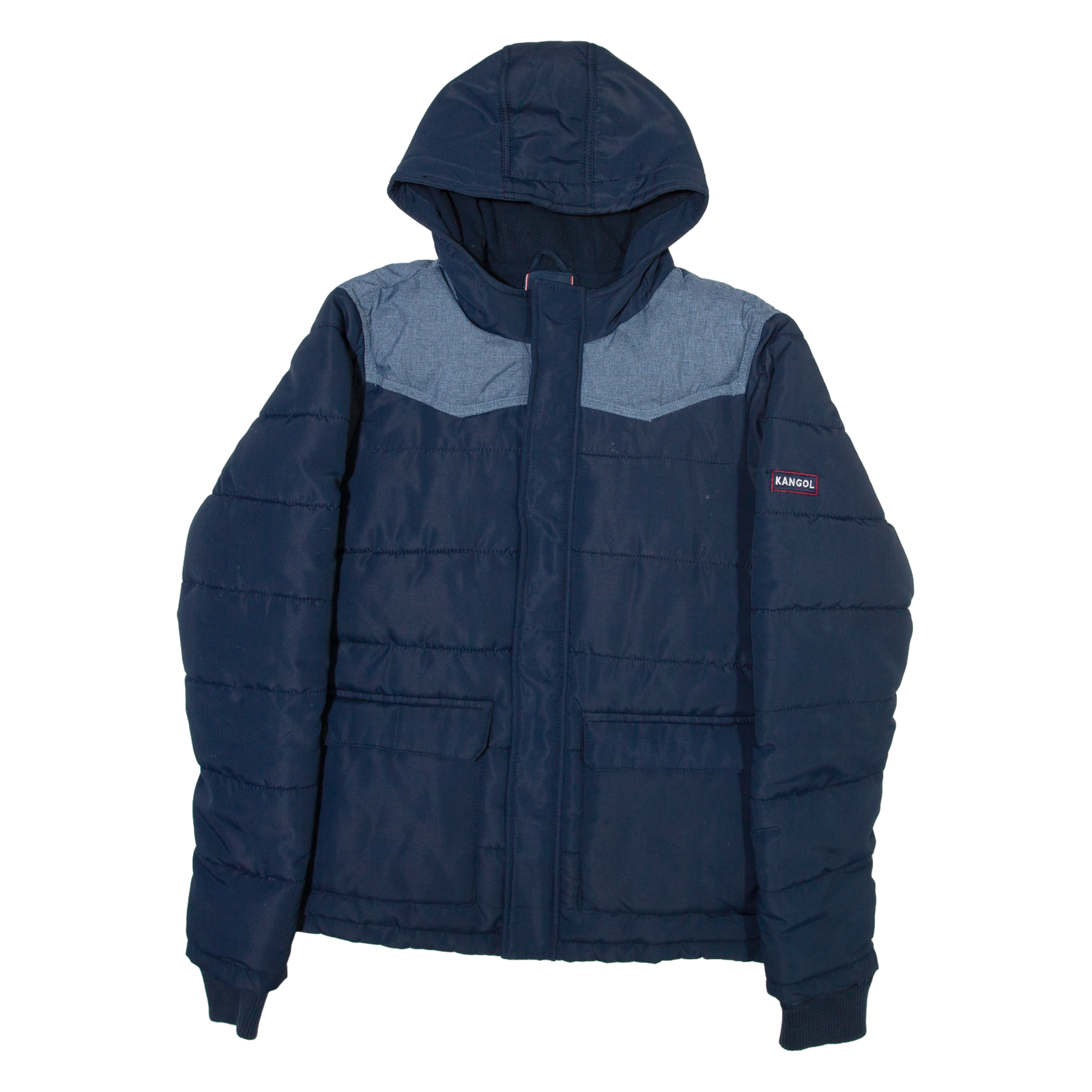 Buy KANGOL Mens Puffer Jacket Blue Hooded S Refurbished - $41.59 KANGOL Mens Puffer Jacket Blue Hooded S Refurbished - N/A refurbished available on Cerqular
