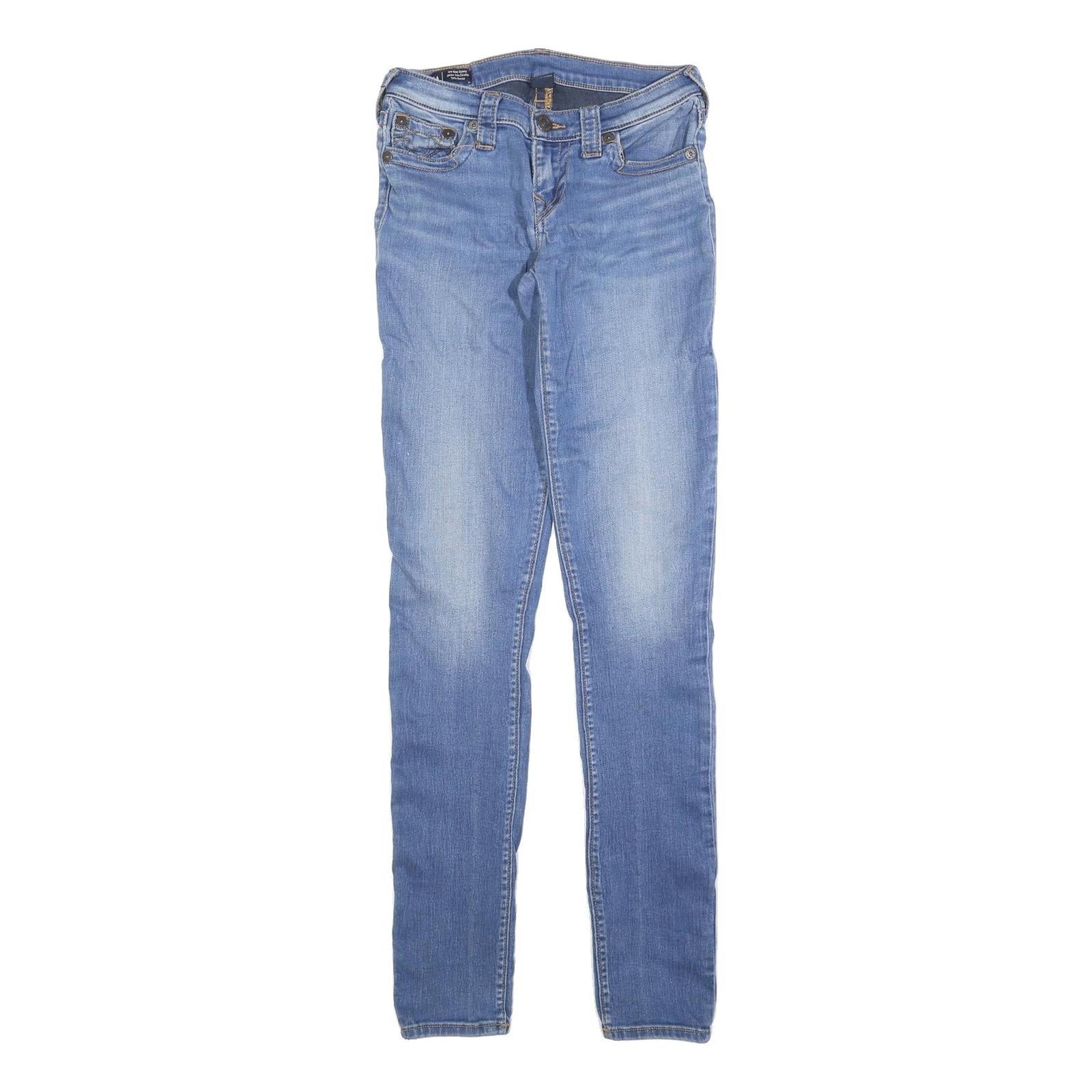 Buy TRUE RELIGION Womens Slim Skinny Denim Light W27 L34 Blue Cotton Blend Zip Jeans Refurbished - $81.89 TRUE RELIGION Womens Slim Skinny Denim Light W27 L34 Blue Cotton Blend Zip Jeans Refurbished - N/A refurbished available on Cerqular