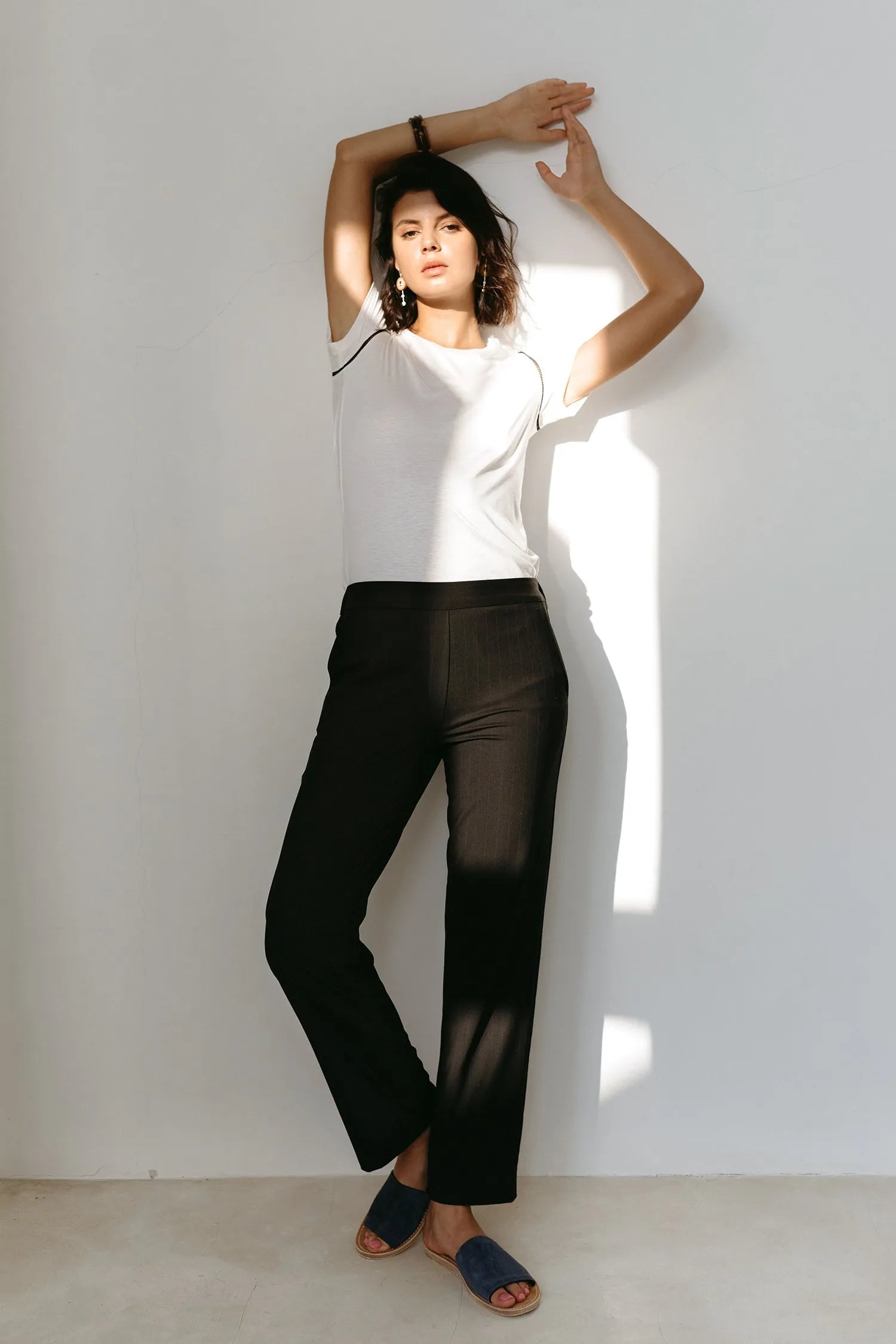 Utility Wide Pant - Black Striped | Size: S Refurbished - N/A refurbished available on Cerqular