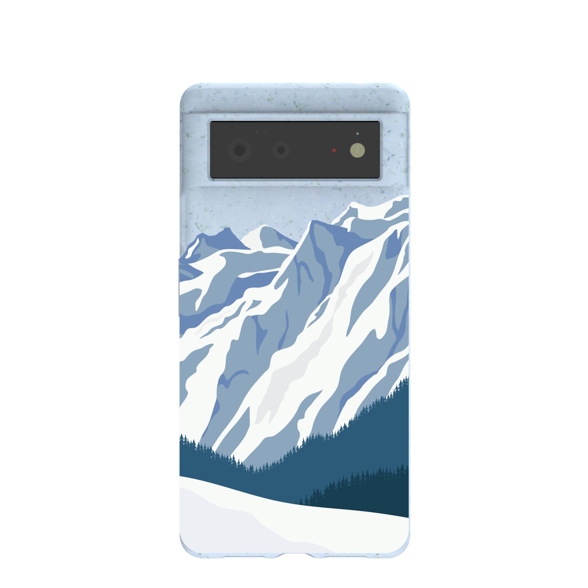 Powder Blue Slopes Calling Google Pixel 6 Case Refurbished - Pela Case refurbished available on Cerqular