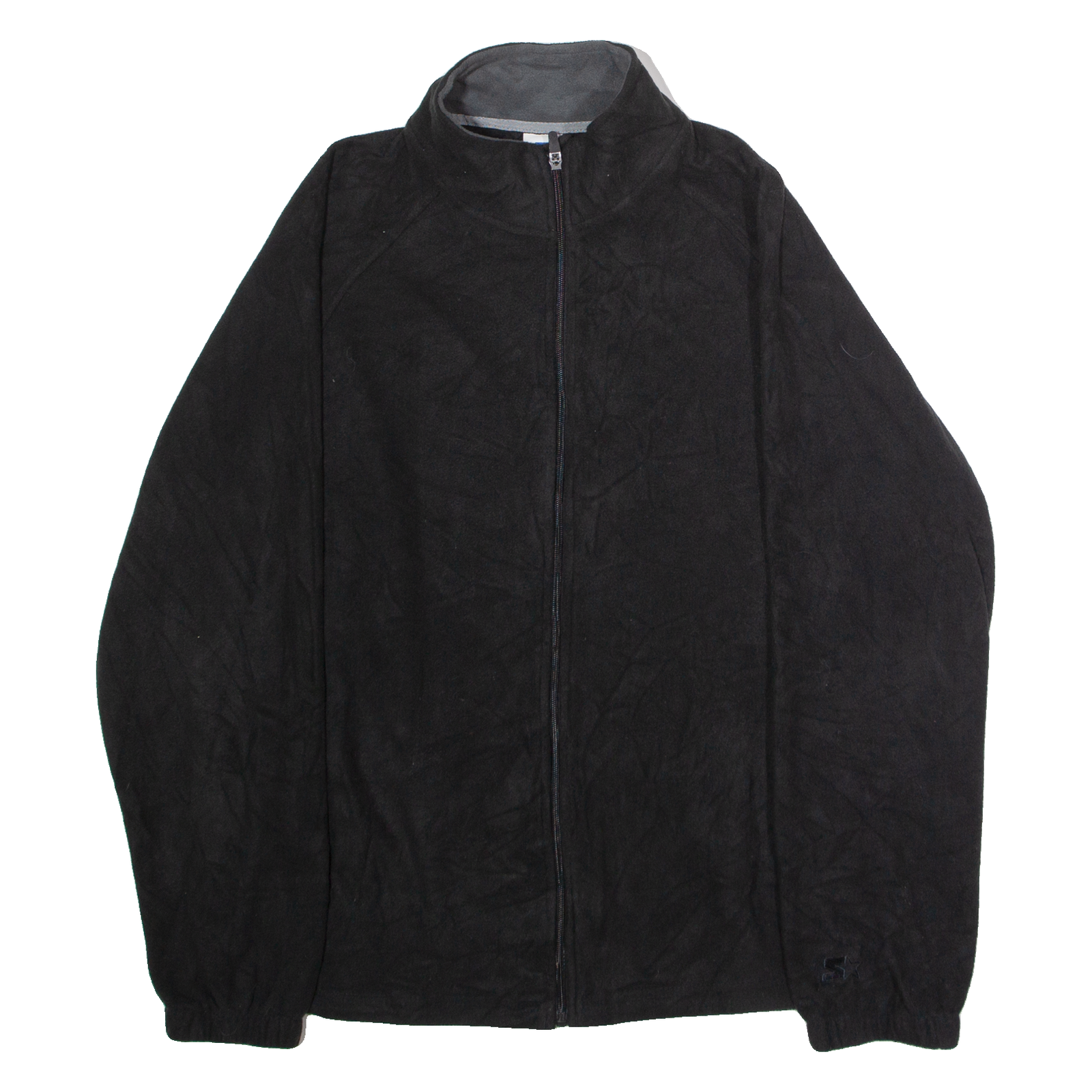 STARTER Mens Fleece Jacket Black L Refurbished - N/A refurbished available on Cerqular