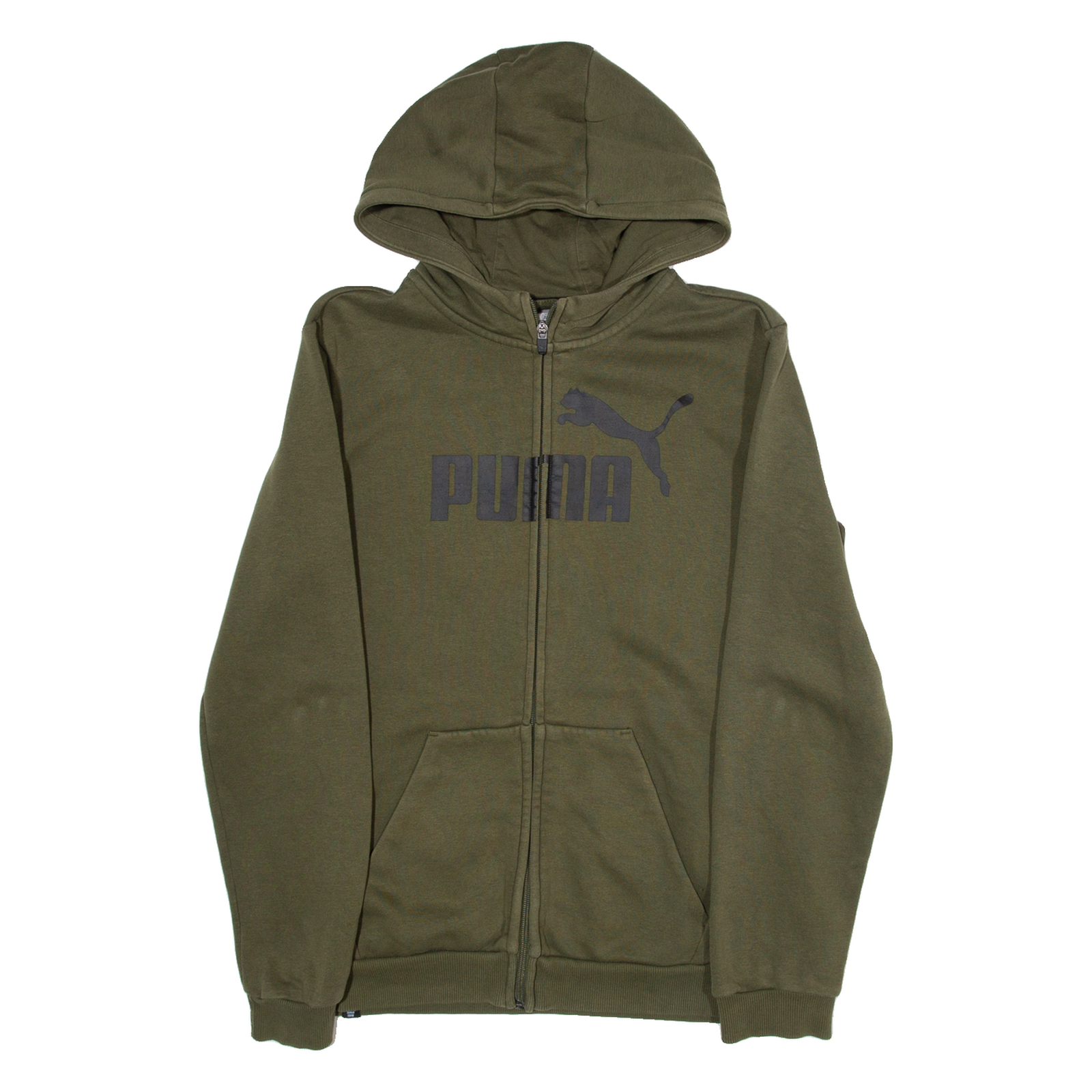 PUMA Womens Green Hoodie Full Zip 2XL Refurbished - N/A refurbished available on Cerqular